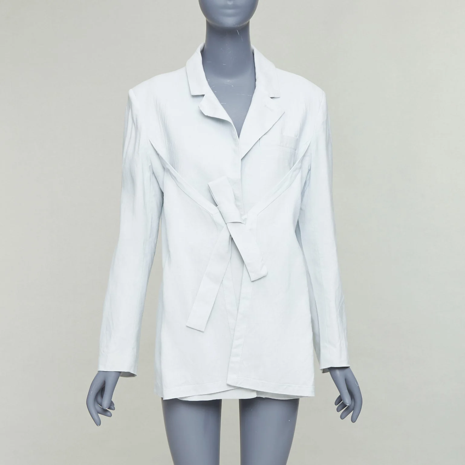 Women's Jacquemus Le Coup De Soleil hemp virgin wool blend blazer - Image 7