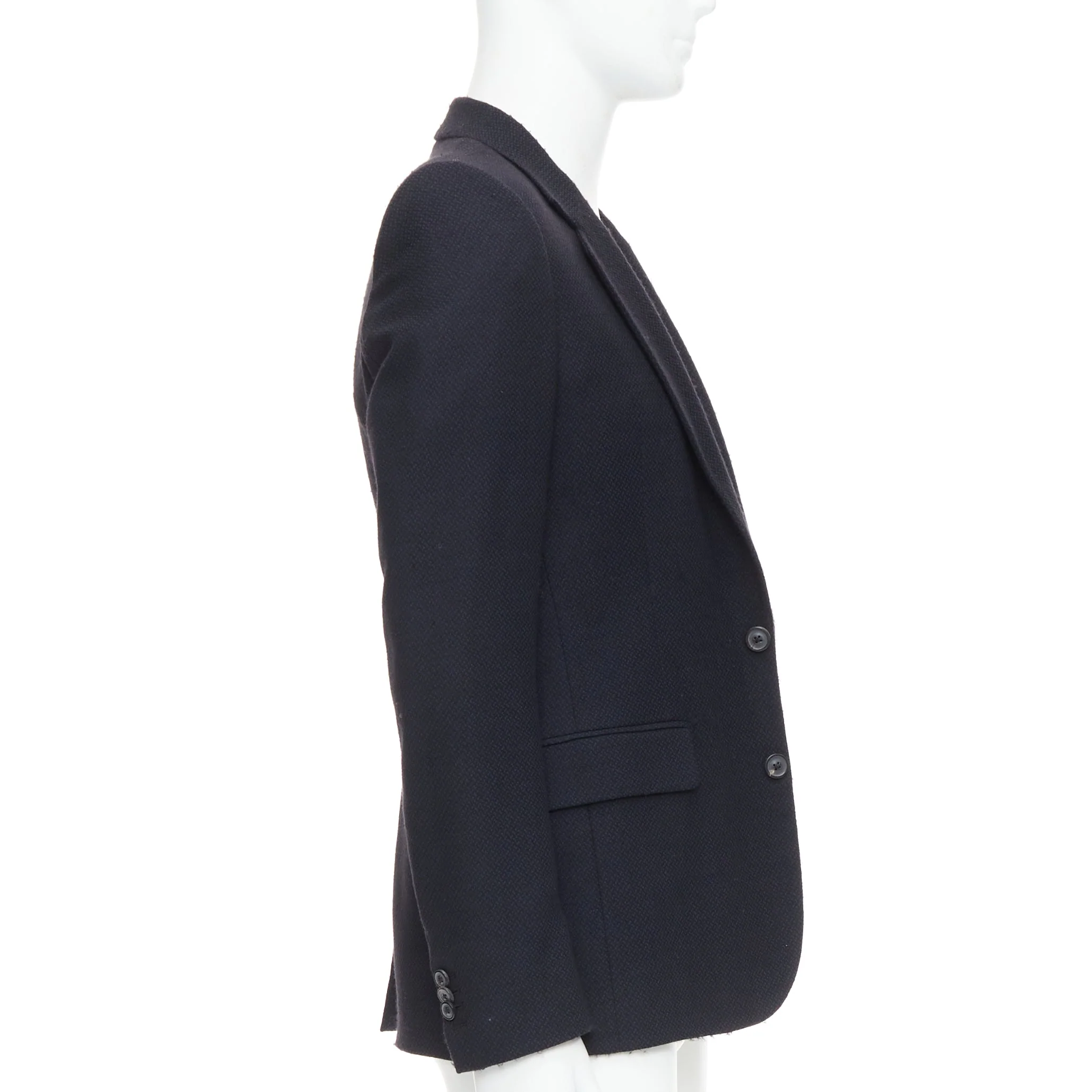 Men's Maison Margiela Line 14 wool shoulder padded boxy blazer - Image 10