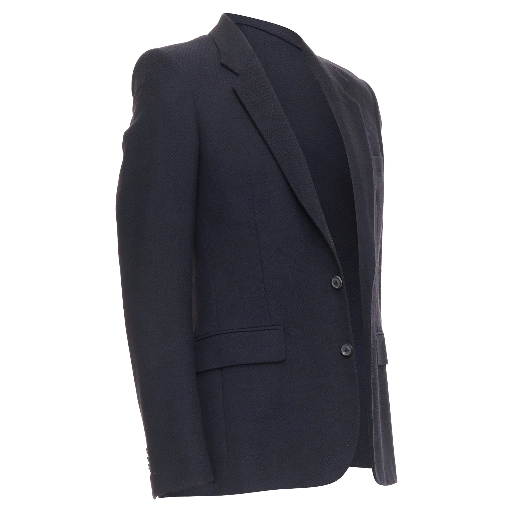 Men's Maison Margiela Line 14 wool shoulder padded boxy blazer - Image 3