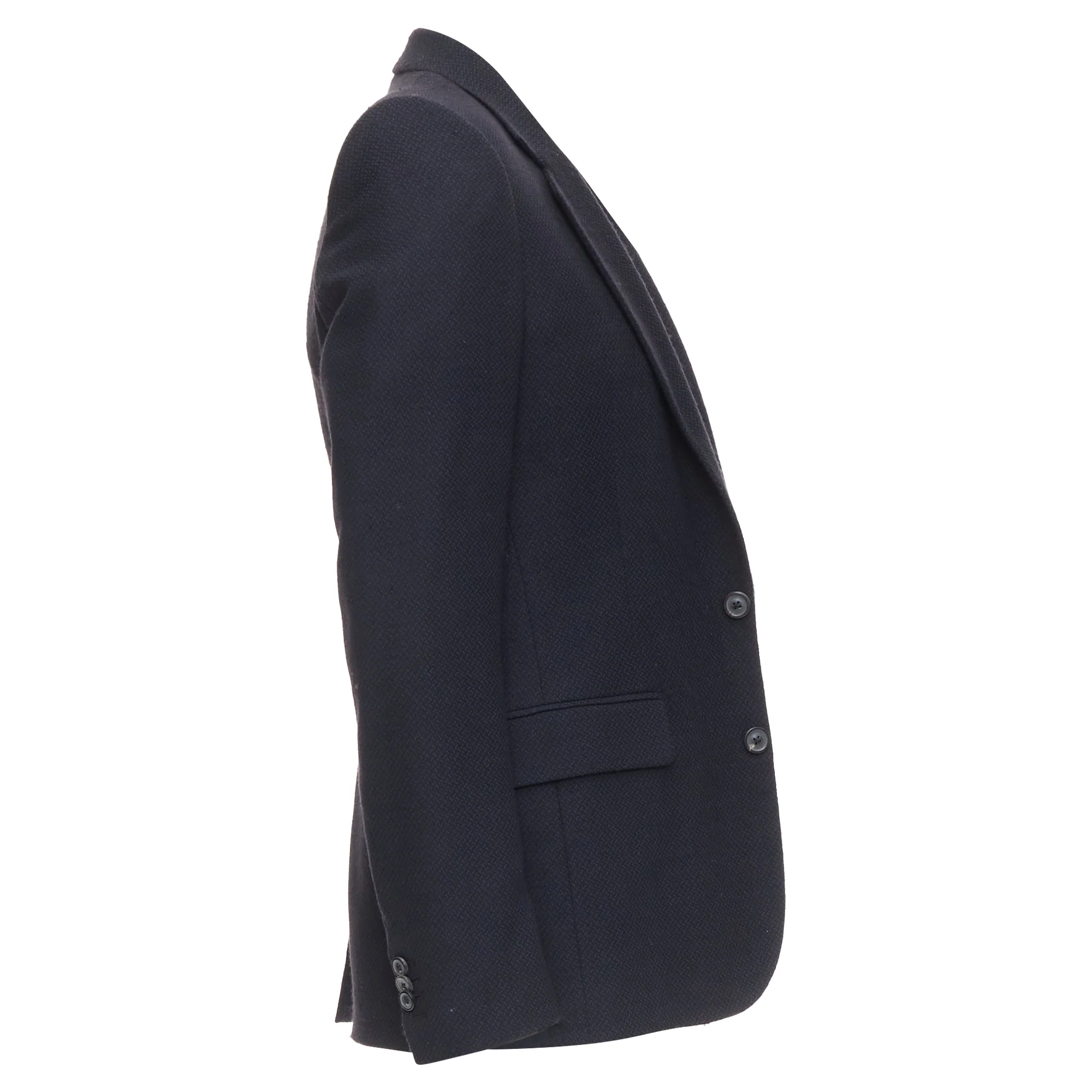Men's Maison Margiela Line 14 wool shoulder padded boxy blazer - Image 4