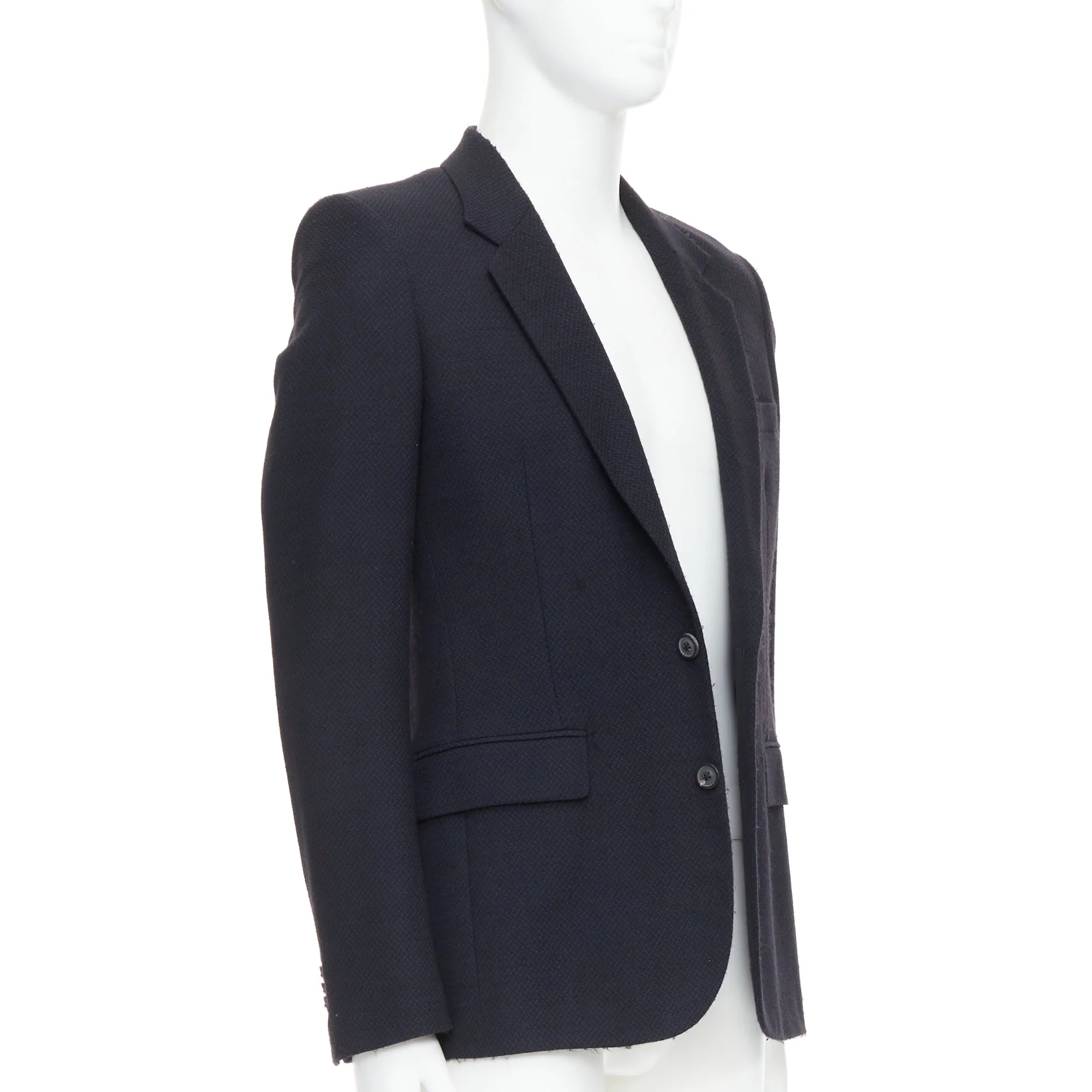 Men's Maison Margiela Line 14 wool shoulder padded boxy blazer - Image 9