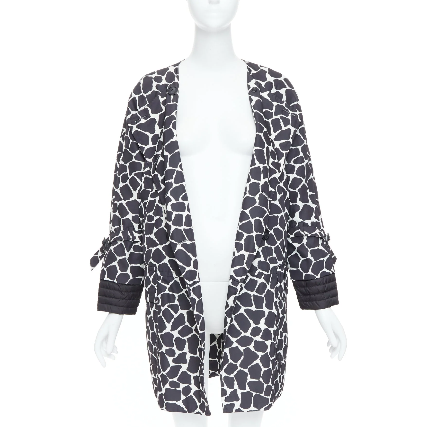 Women's Moncler Premiere Chagall Giubotto giraffe spot print down jacket - Image 9