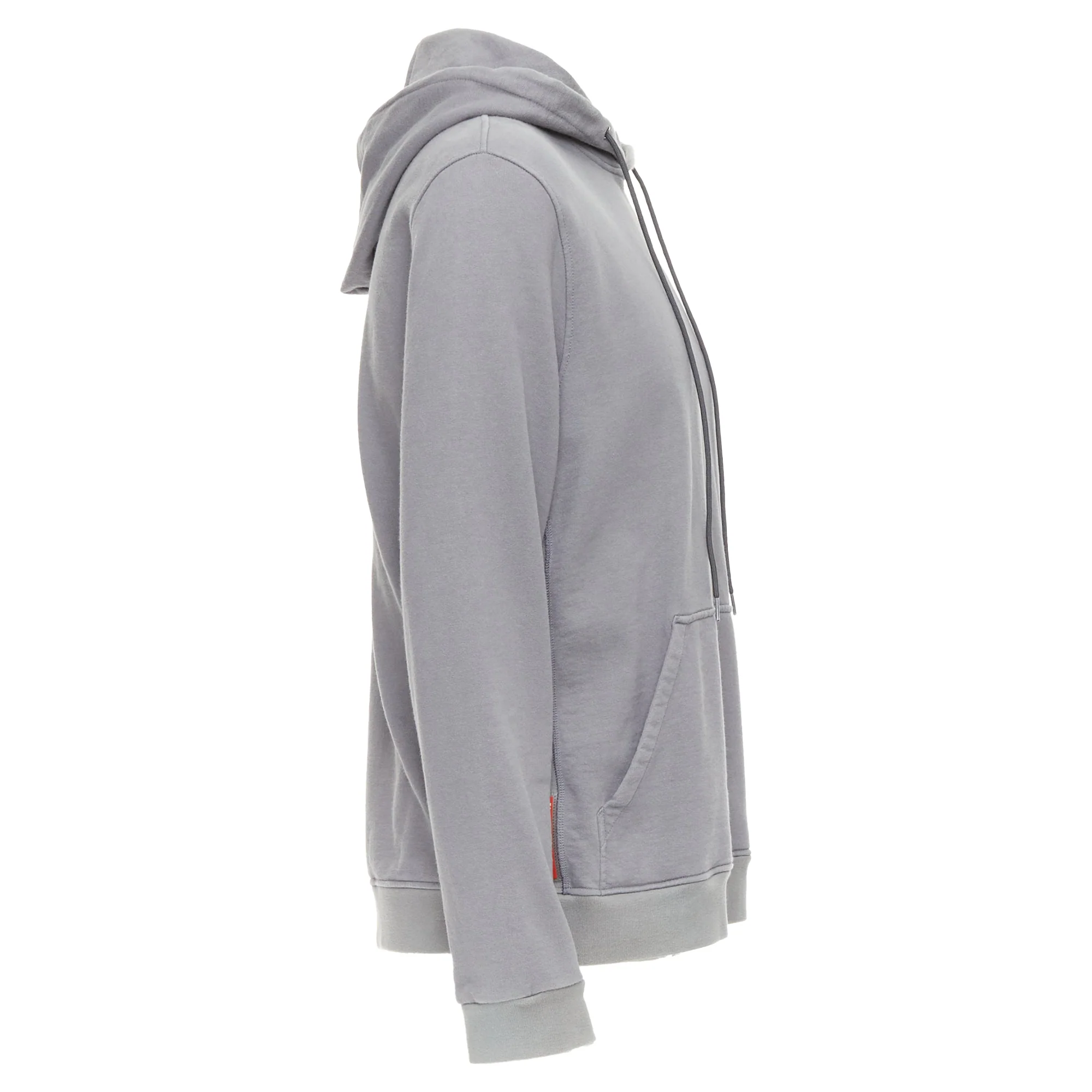 Men's Prada Line Rossa cotton Red sports logo hoodie - Image 4