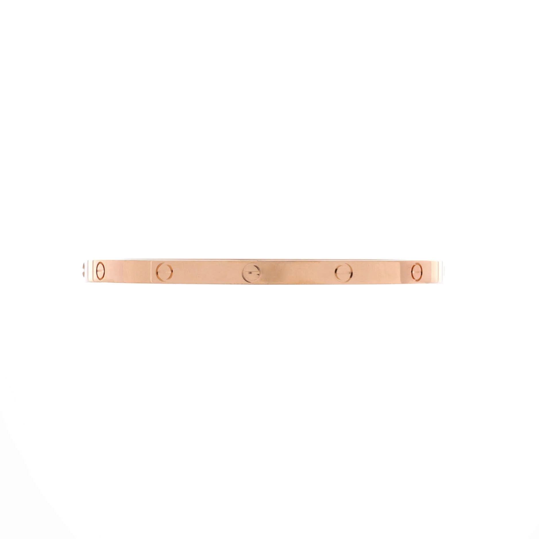 Love Bracelet 18K Rose Gold Small 16 - Image 3