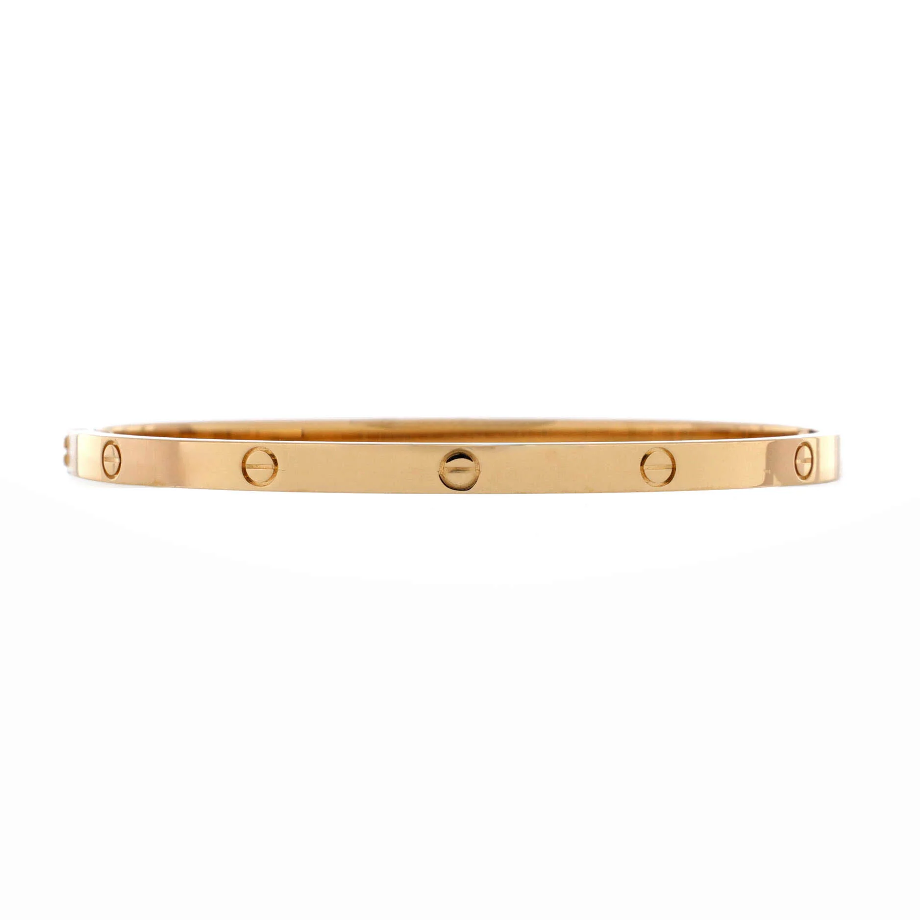 Love Bracelet 18K Yellow Gold Small 18 - Image 3