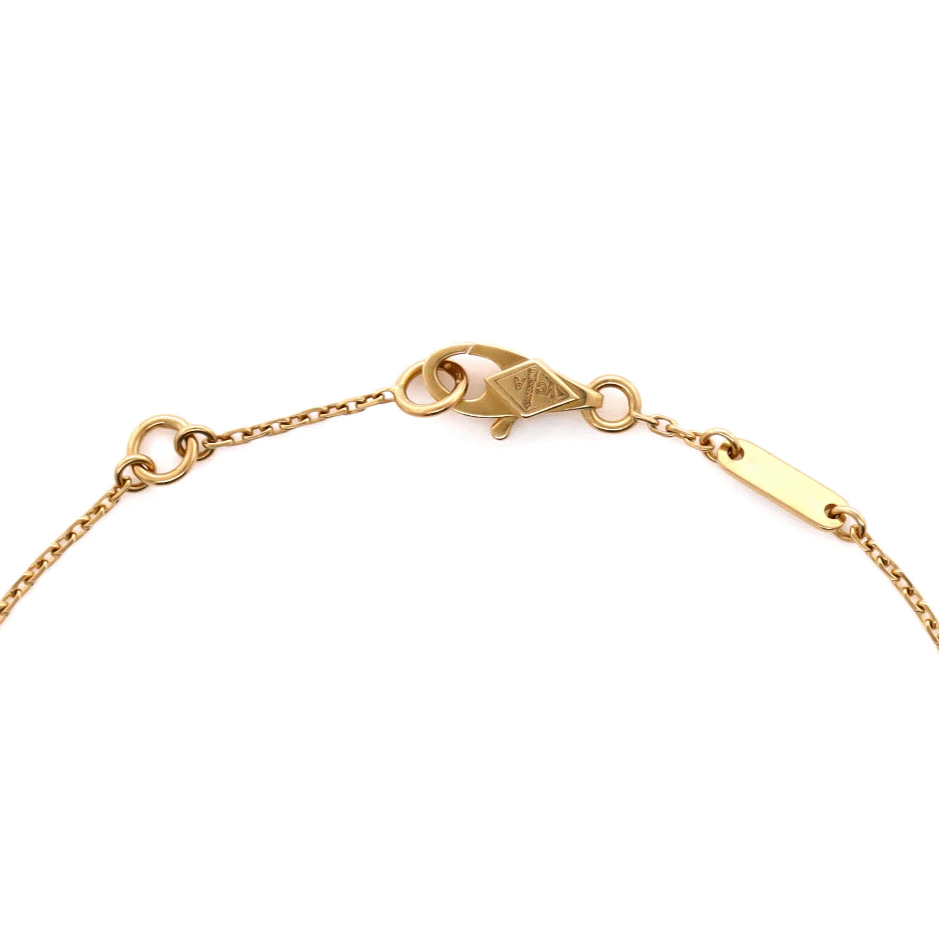Sweet Alhambra Bracelet 18K Yellow Gold and Mother of Pearl - Image 4