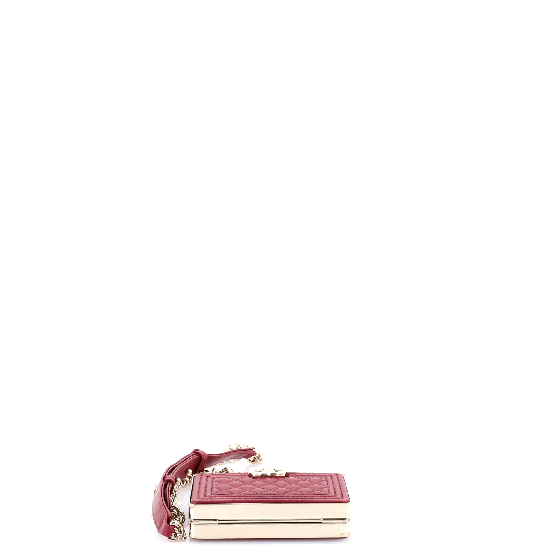 Boy Chain Box Minaudiere Quilted Lambskin - Image 4