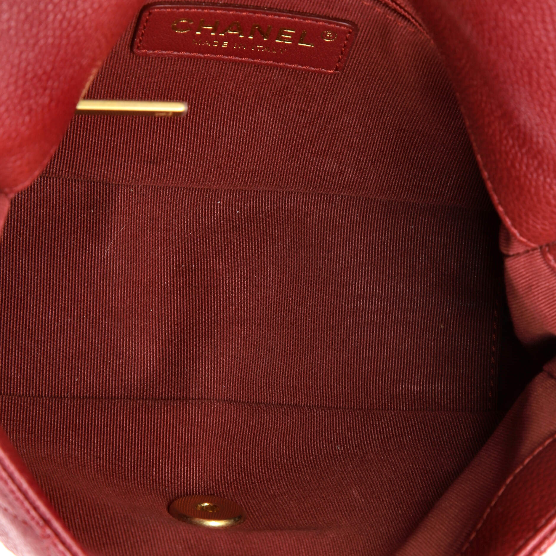 Chain Soul Flap Bag Quilted Caviar Small - Image 5
