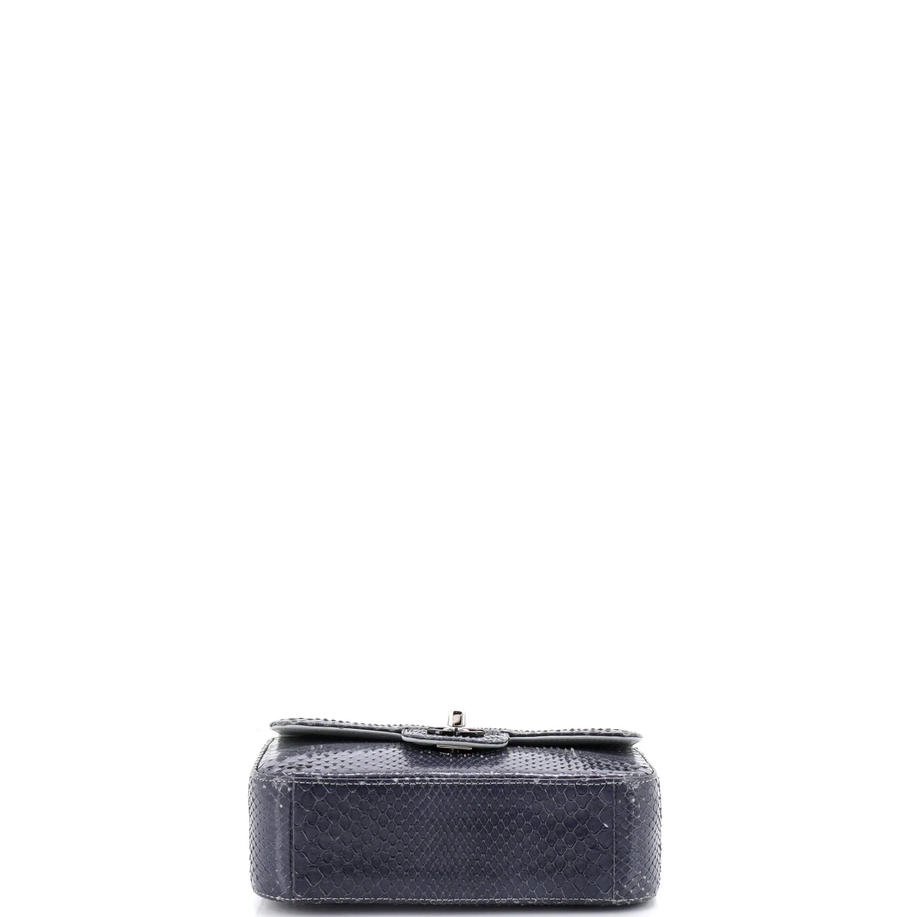 Classic Single Flap Bag Python Mini - Image 4