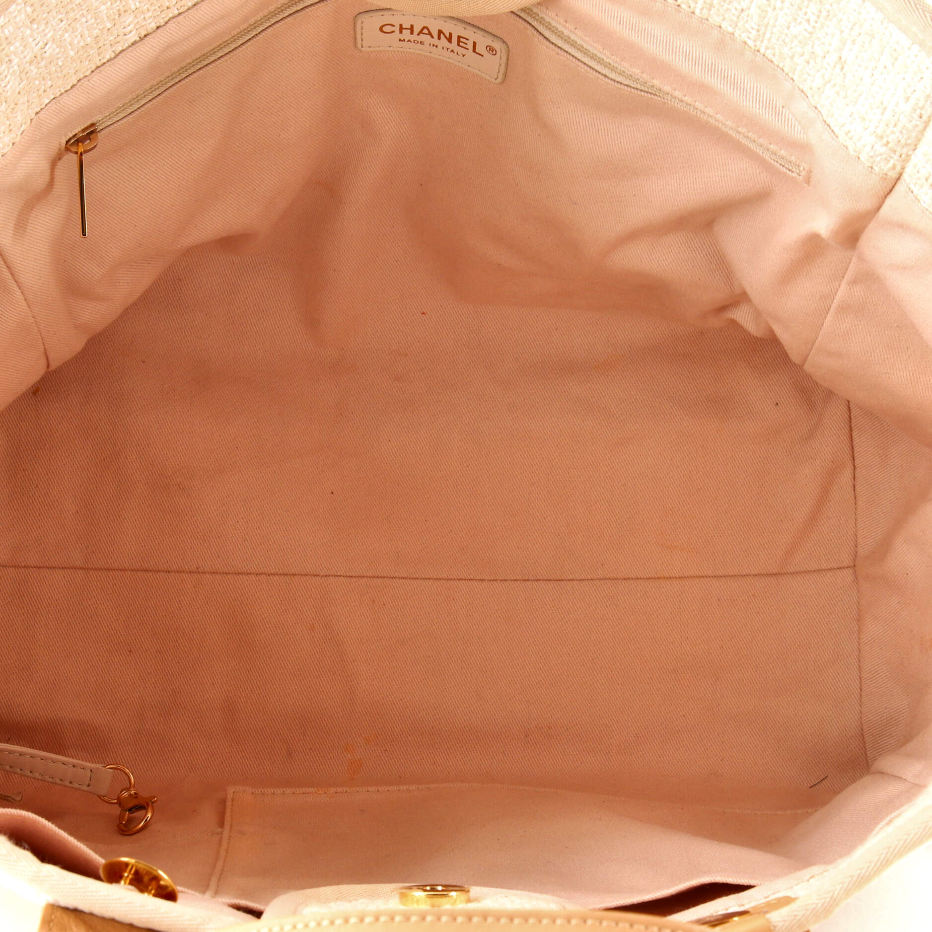 Deauville Tote Raffia with Glitter Detail Medium - Image 5