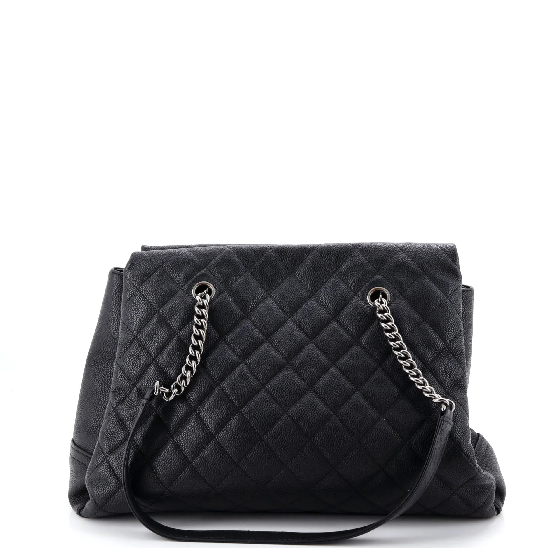 Lady Pearly Tote Quilted Caviar Large - Image 3