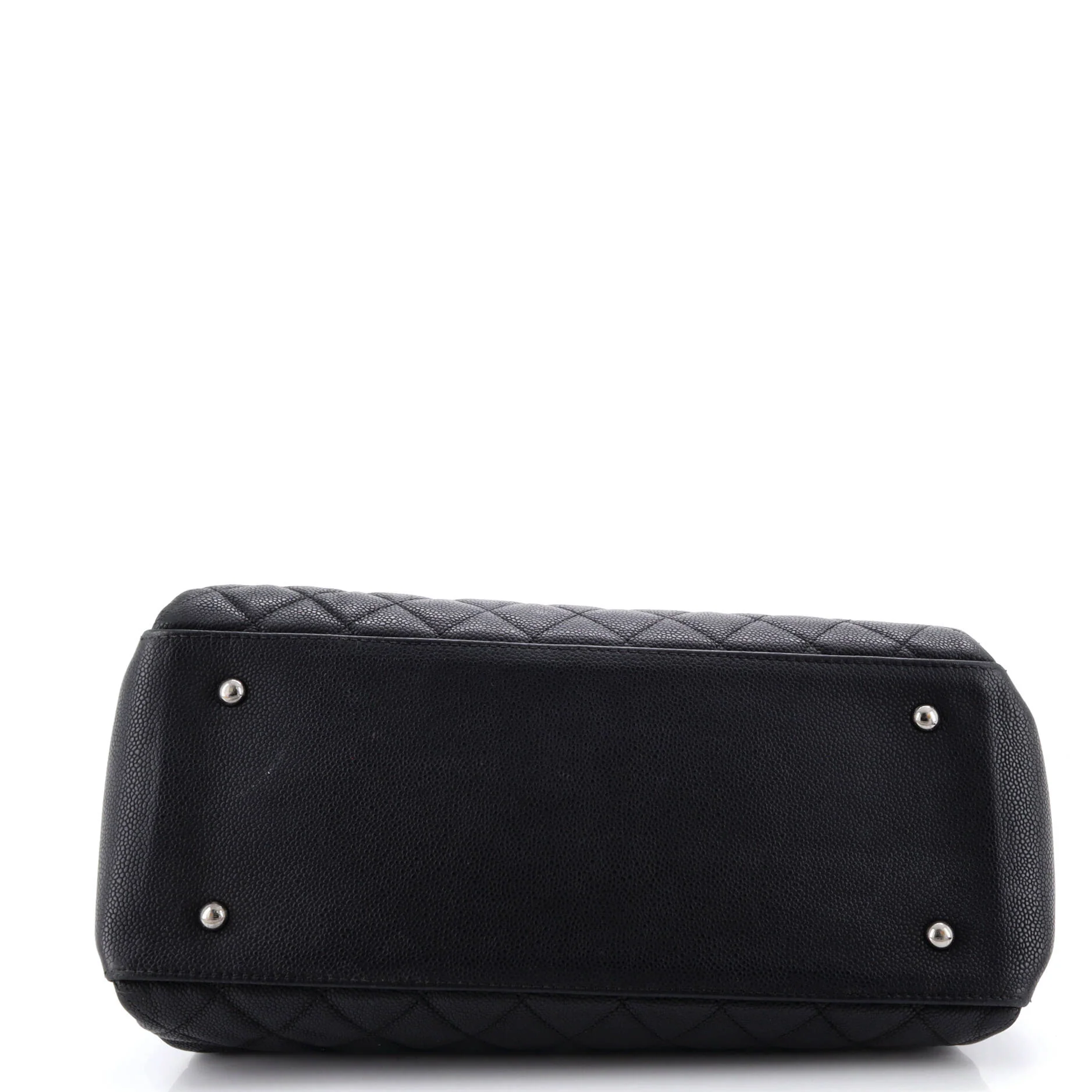 Lady Pearly Tote Quilted Caviar Large - Image 4