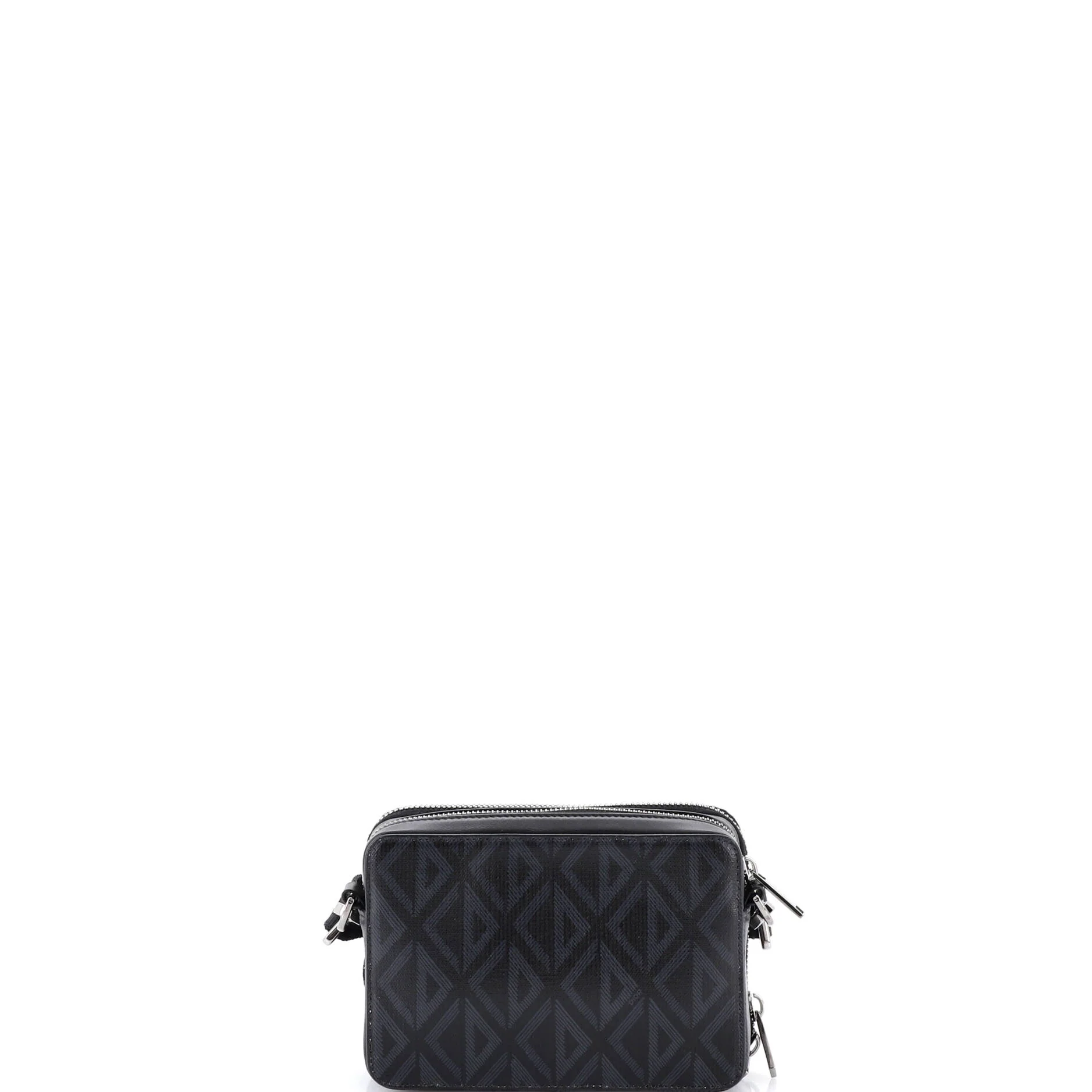 Double Zip Crossbody Pouch CD Diamond Coated Canvas - Image 3