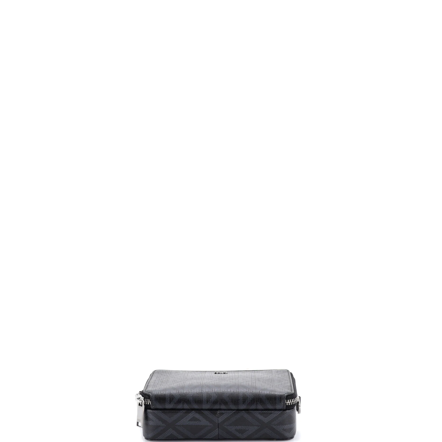 Double Zip Crossbody Pouch CD Diamond Coated Canvas - Image 4