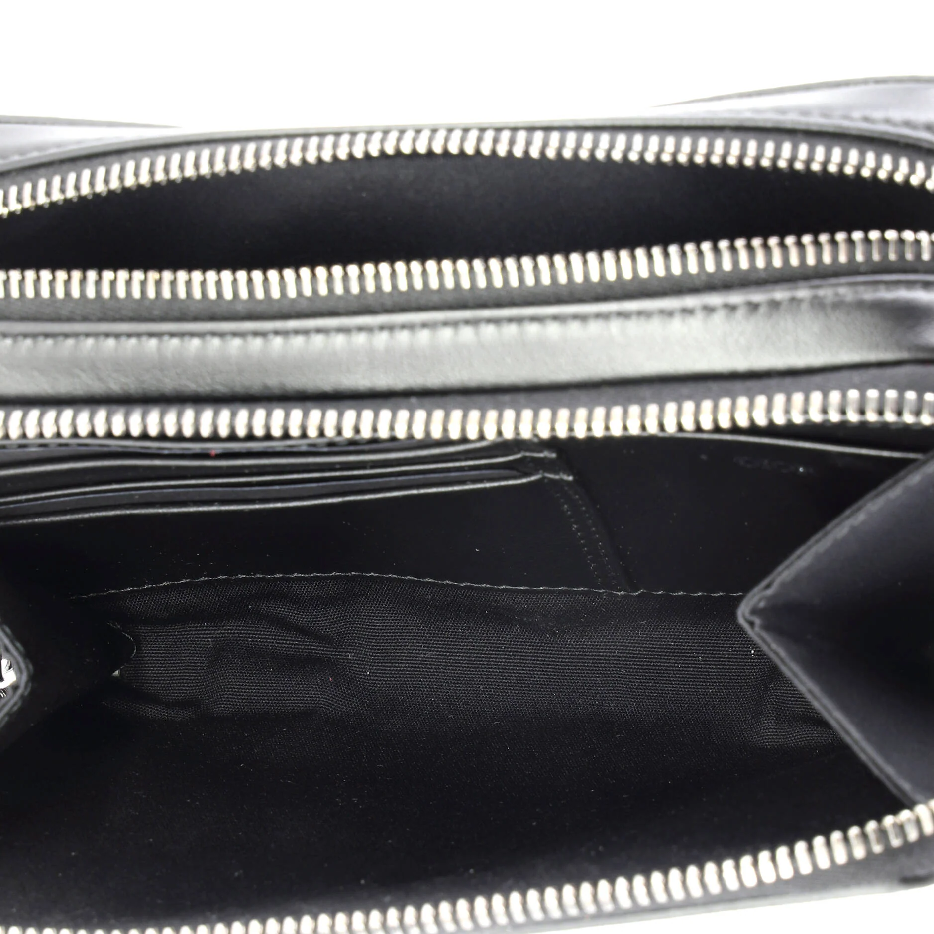 Double Zip Crossbody Pouch CD Diamond Coated Canvas - Image 5