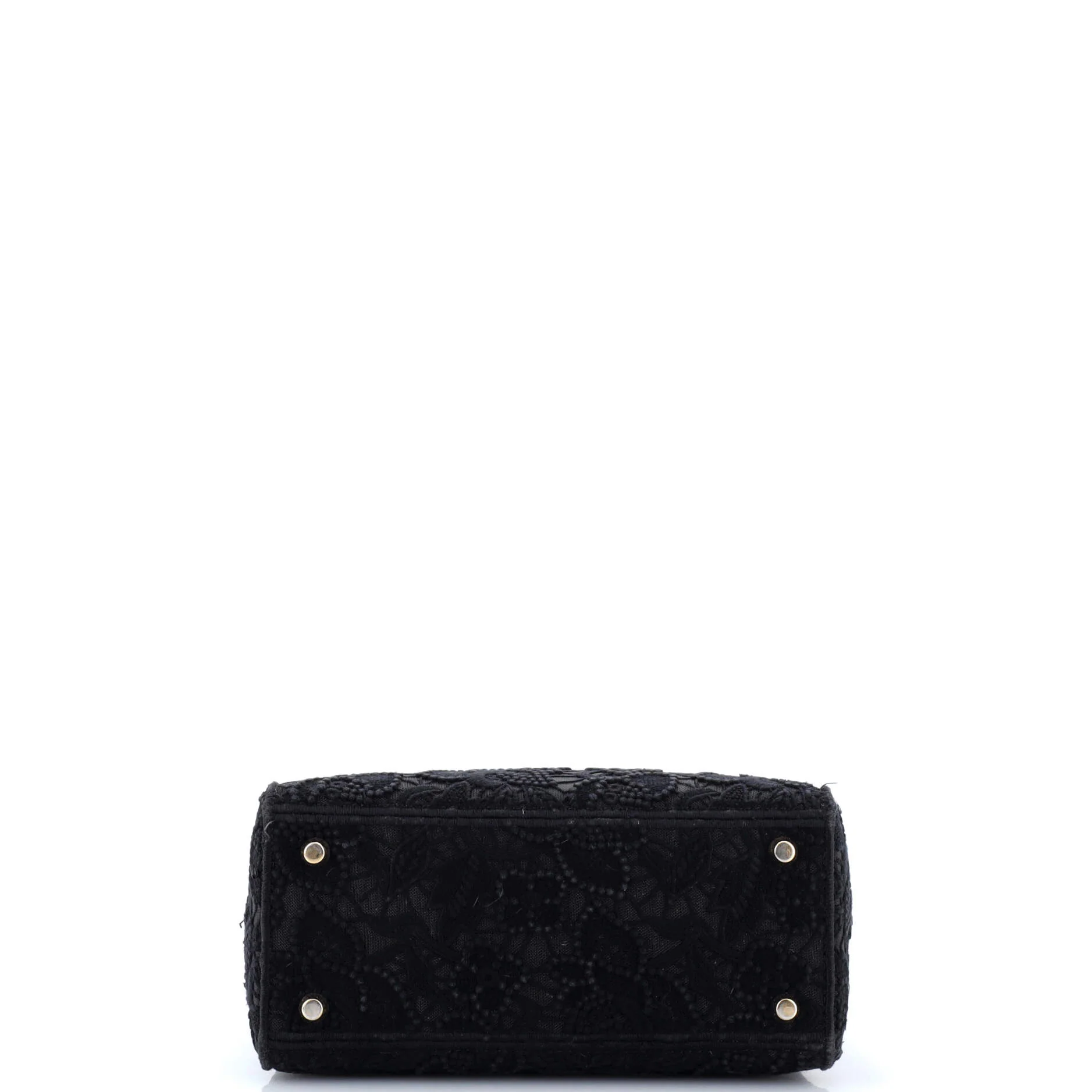 Lady D-Lite Bag Embroidery with Macrame Effect Medium - Image 4