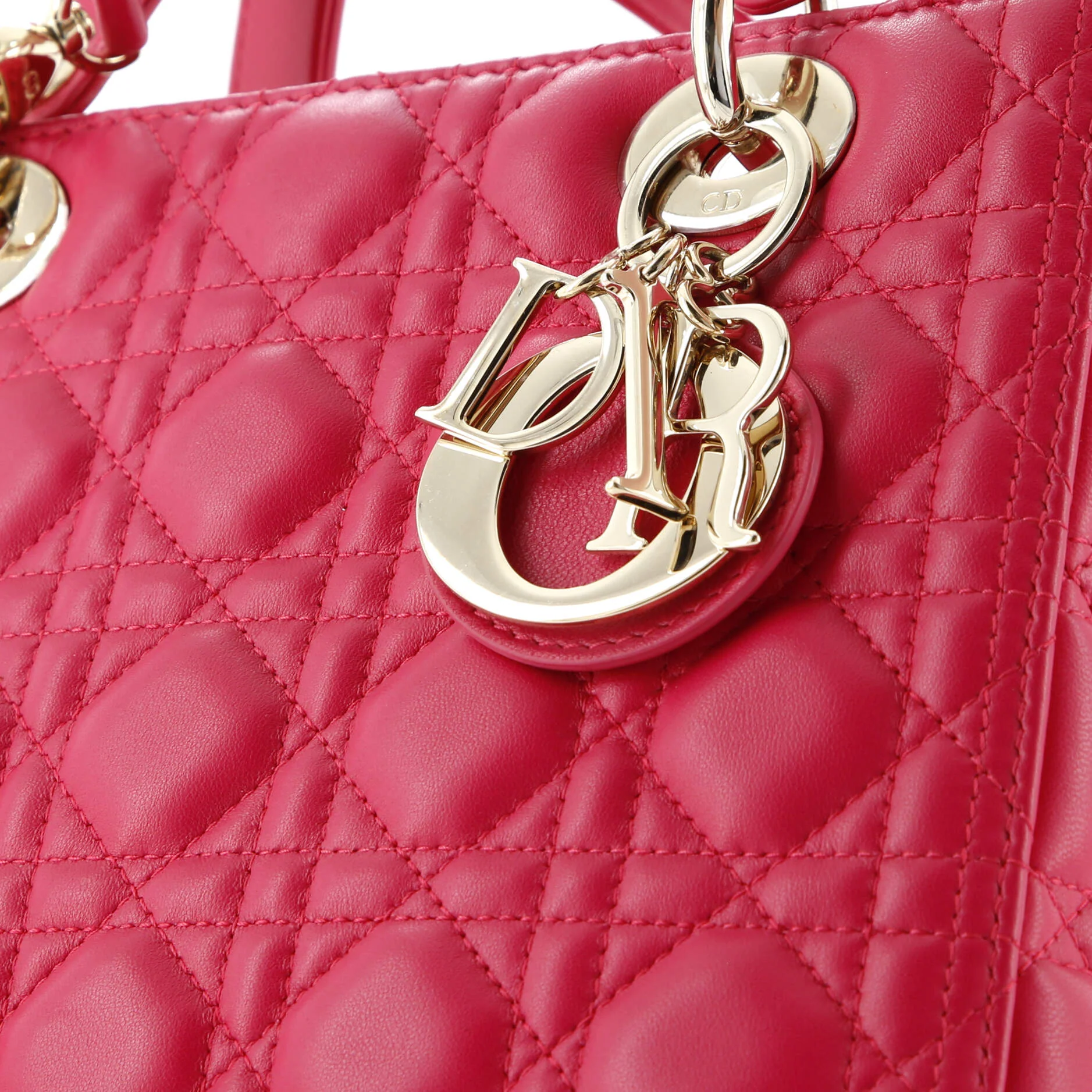 Lady Dior Bag Cannage Quilt Lambskin Medium - Image 6