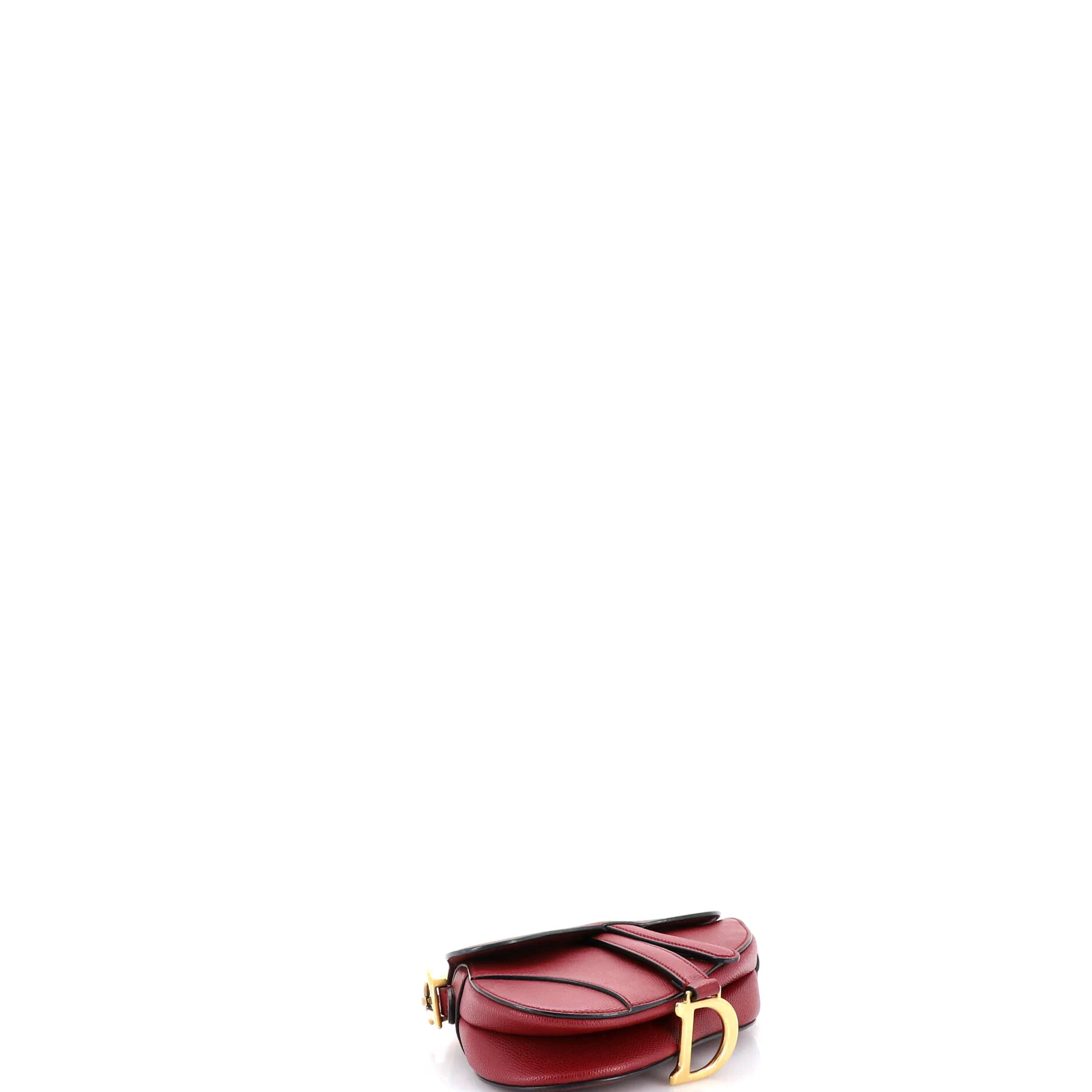 Saddle Handbag Leather Mini - Image 4