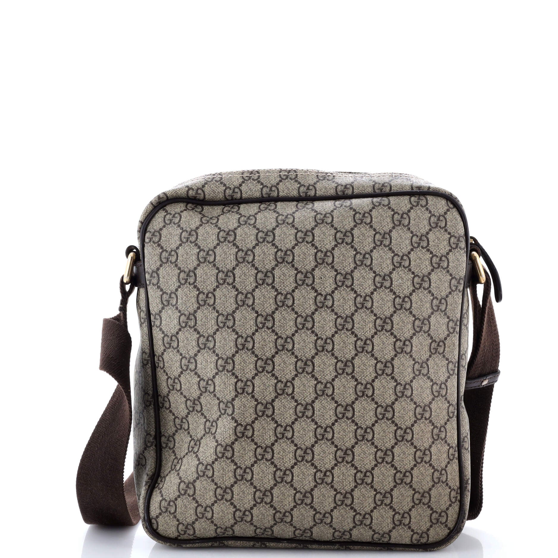Front Zip Messenger GG Coated Canvas Medium - Image 3