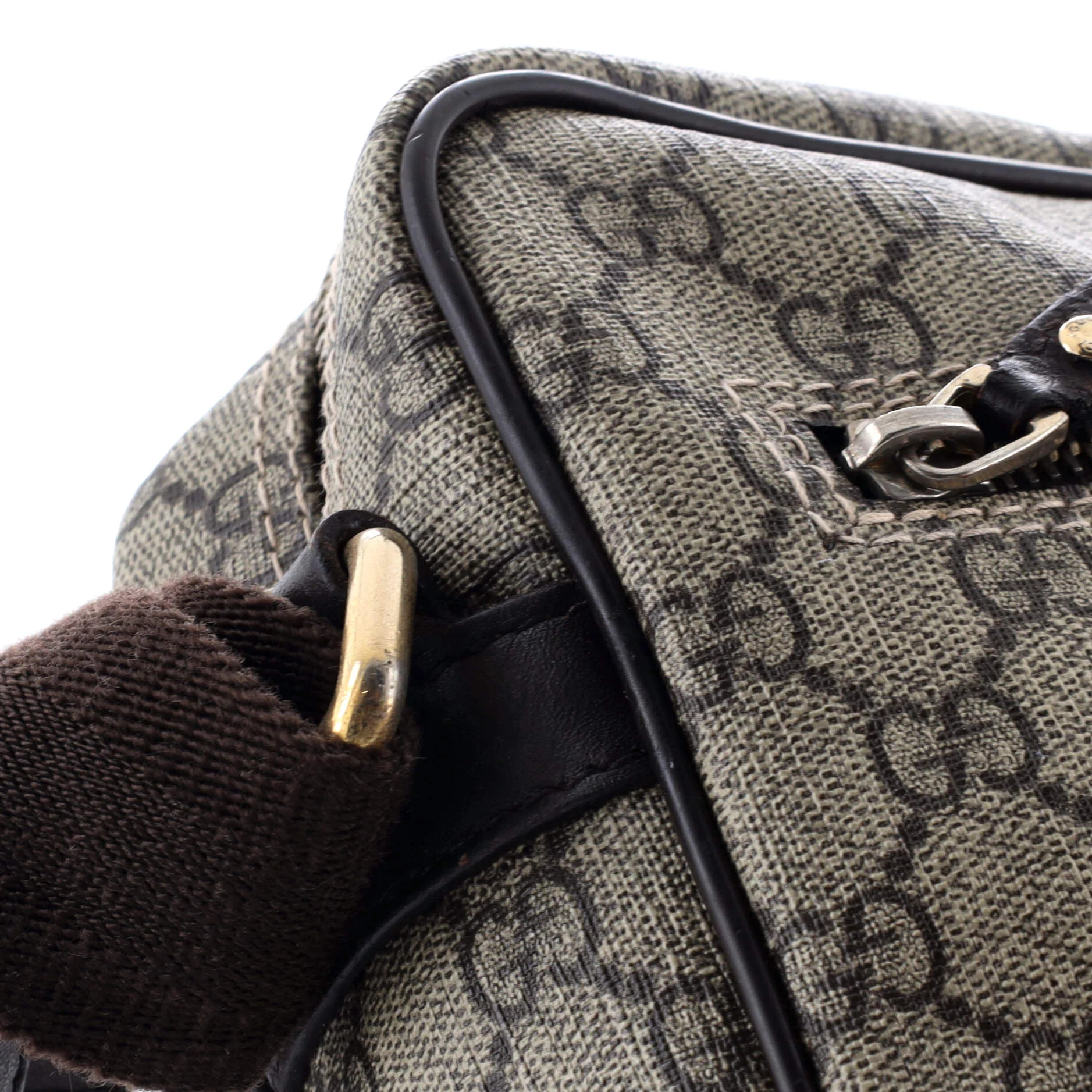 Front Zip Messenger GG Coated Canvas Medium - Image 6