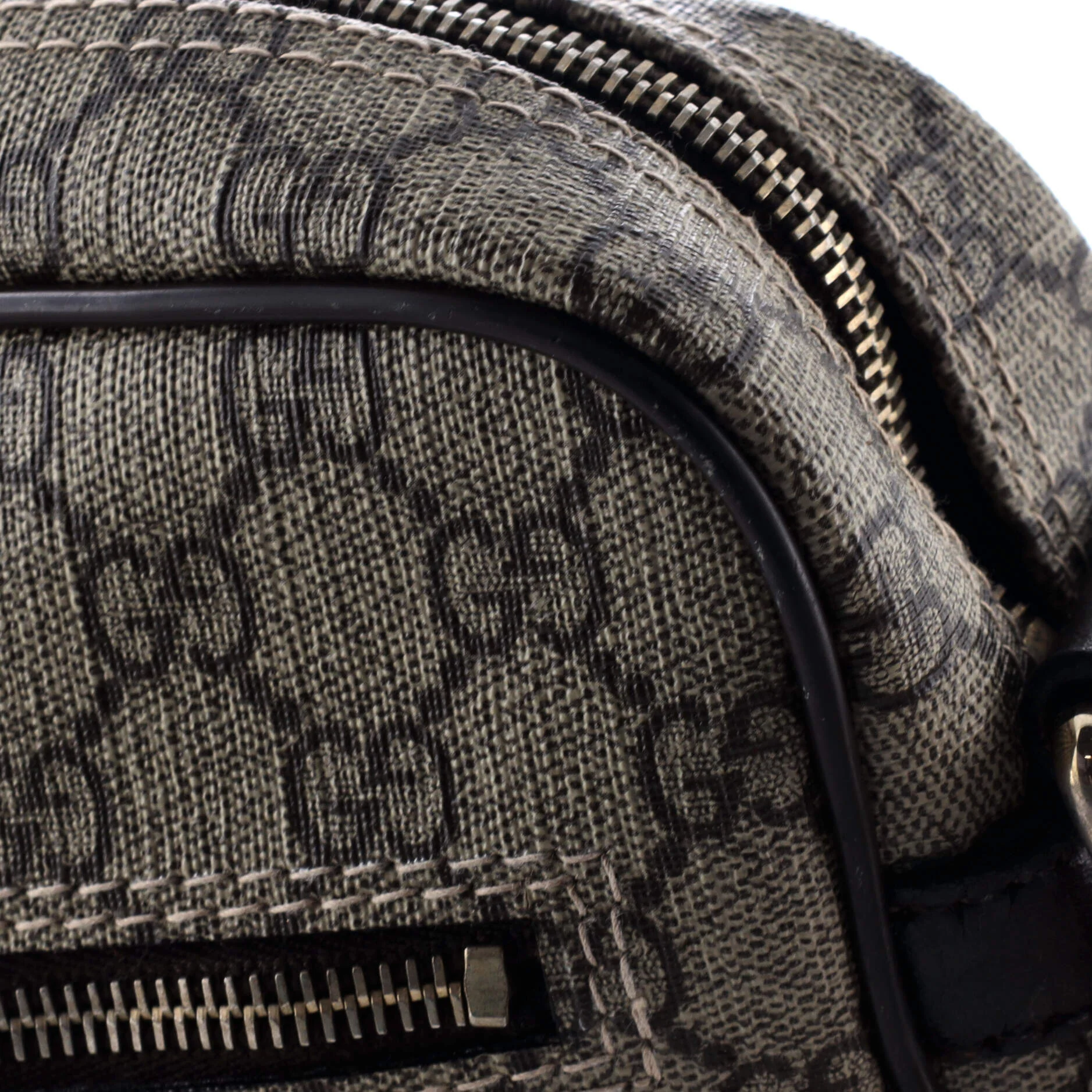 Front Zip Messenger GG Coated Canvas Medium - Image 8