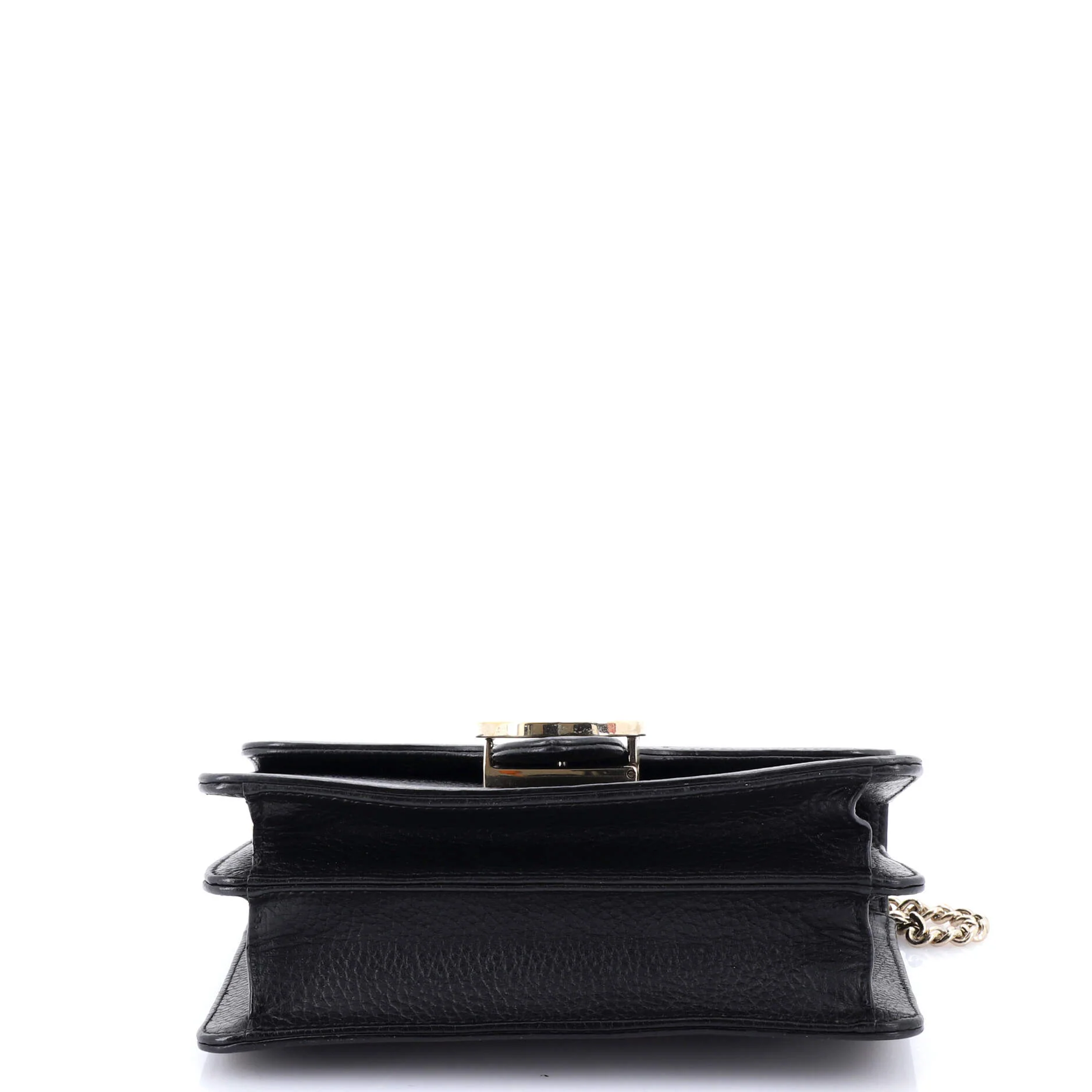 Interlocking Shoulder Bag Leather Small - Image 4