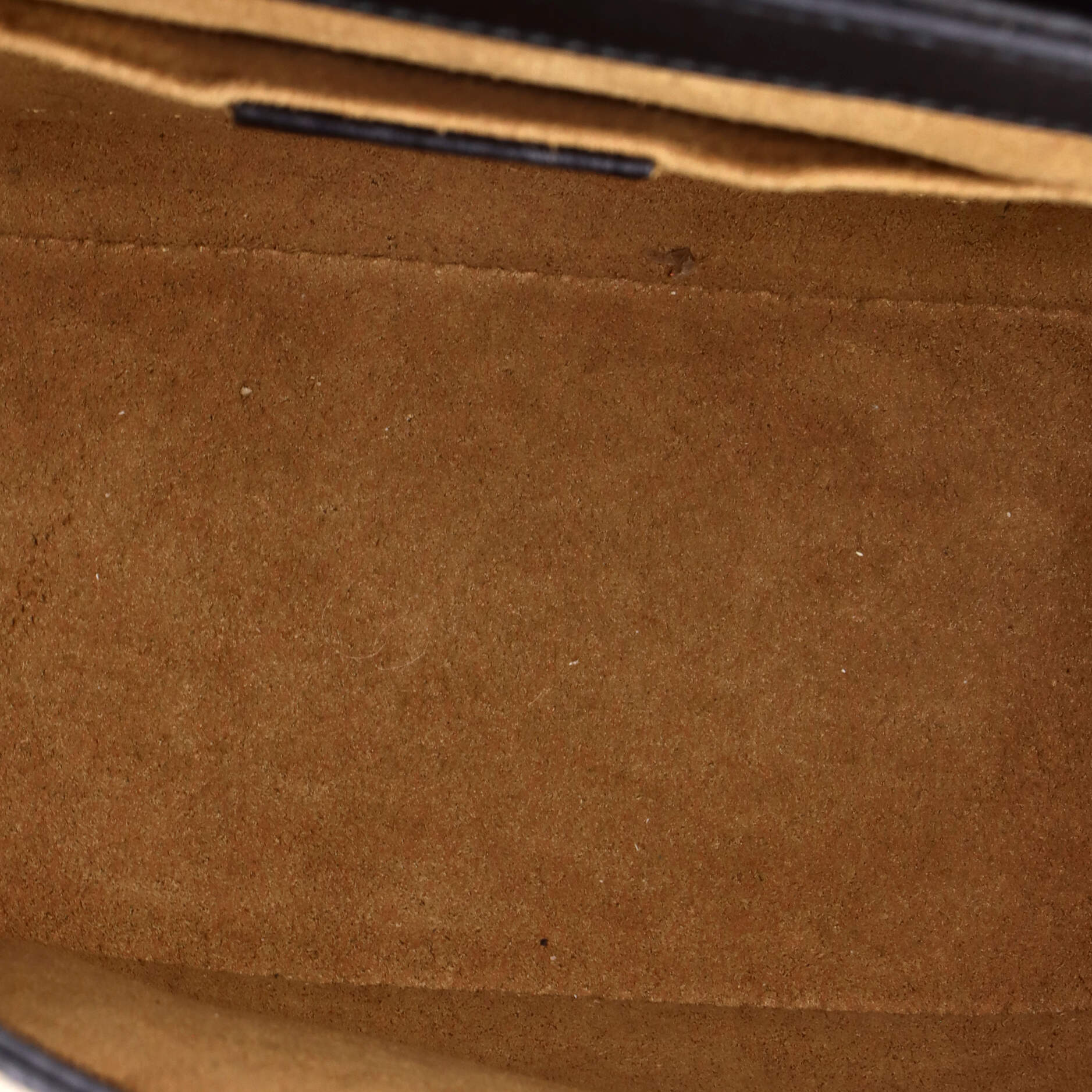 Padlock Saddle Shoulder Bag GG Coated Canvas and Leather Medium - Image 5