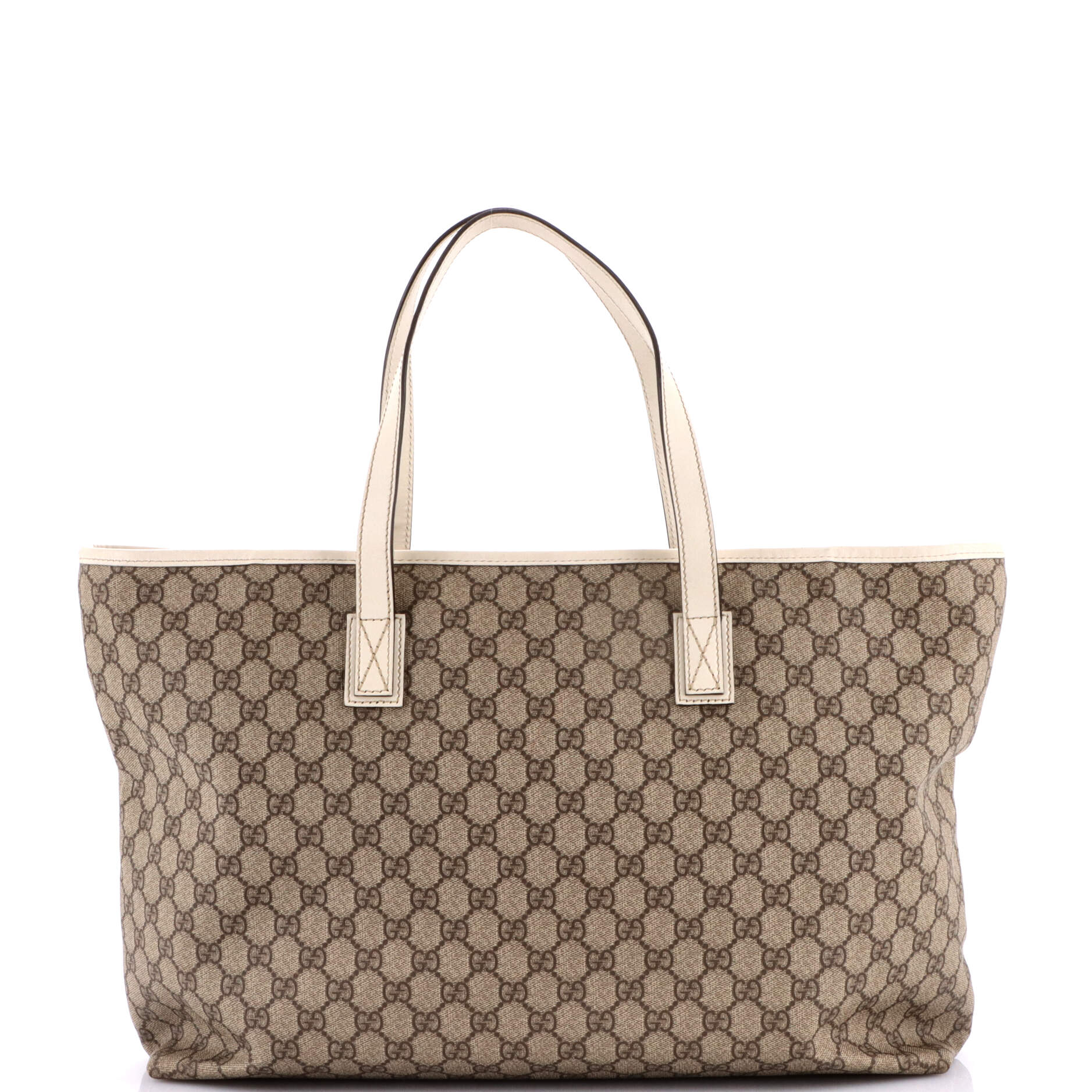 Plus Tote GG Coated Canvas with Leather Large - Image 3