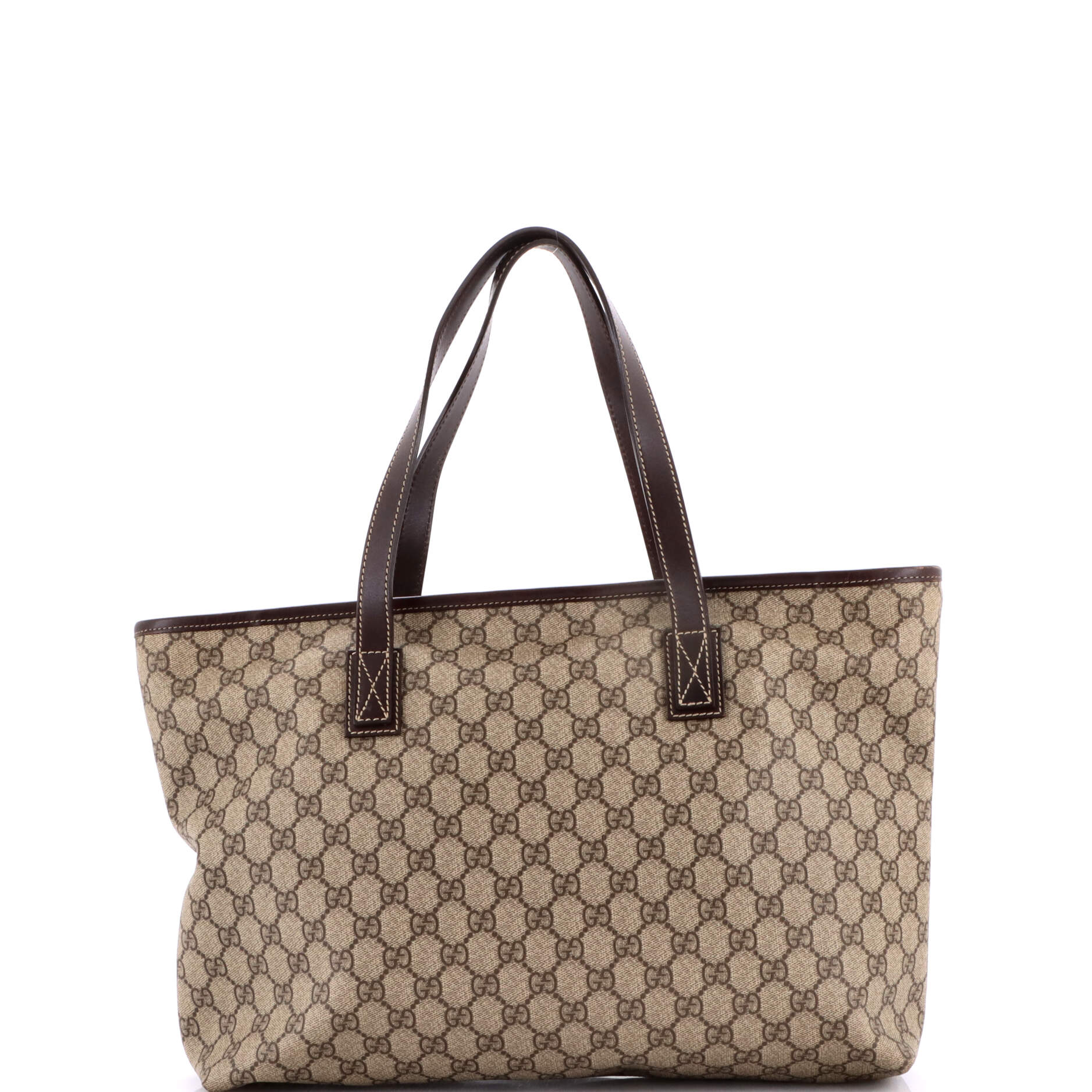 Plus Tote GG Coated Canvas with Leather Medium - Image 3