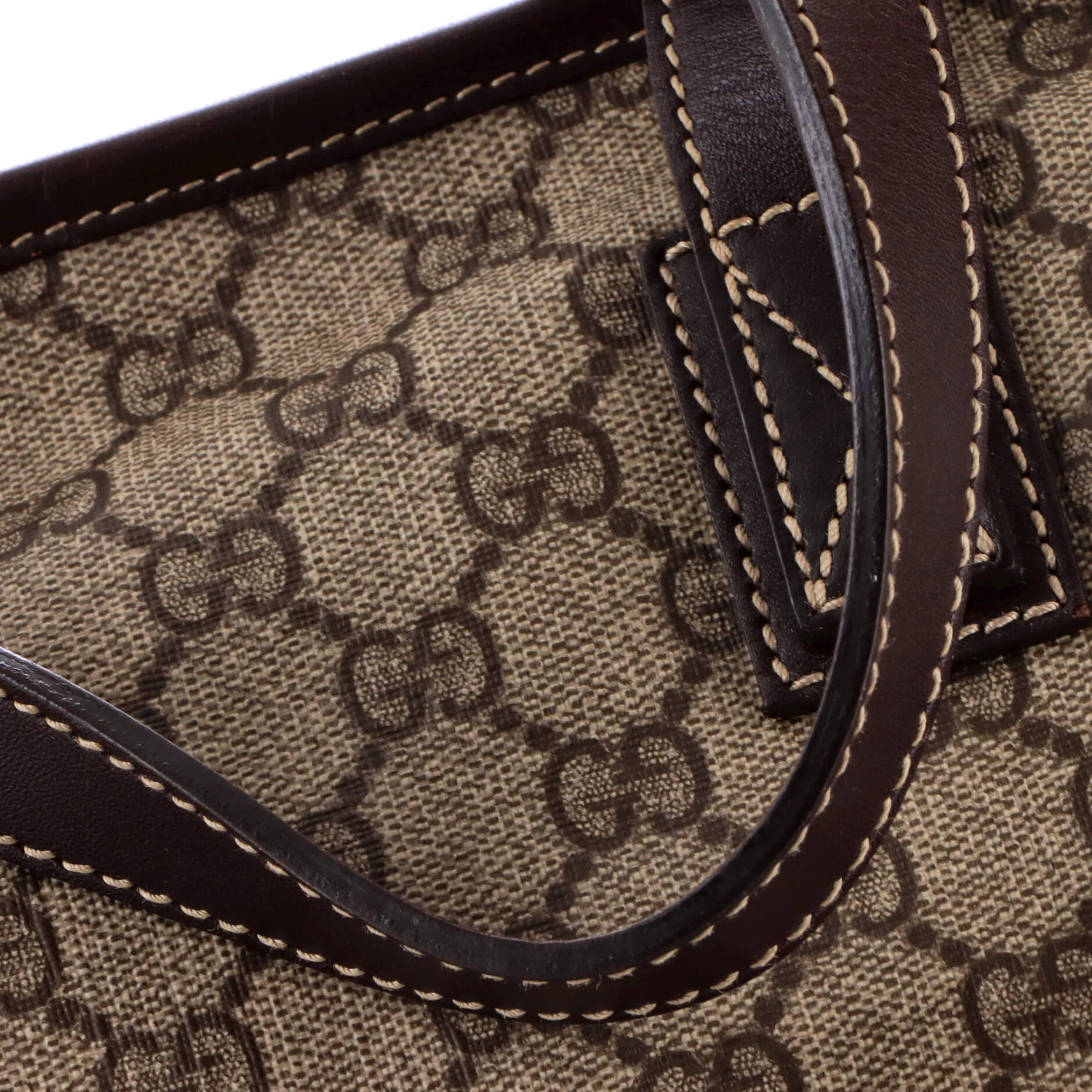 Plus Tote GG Coated Canvas with Leather Medium - Image 6