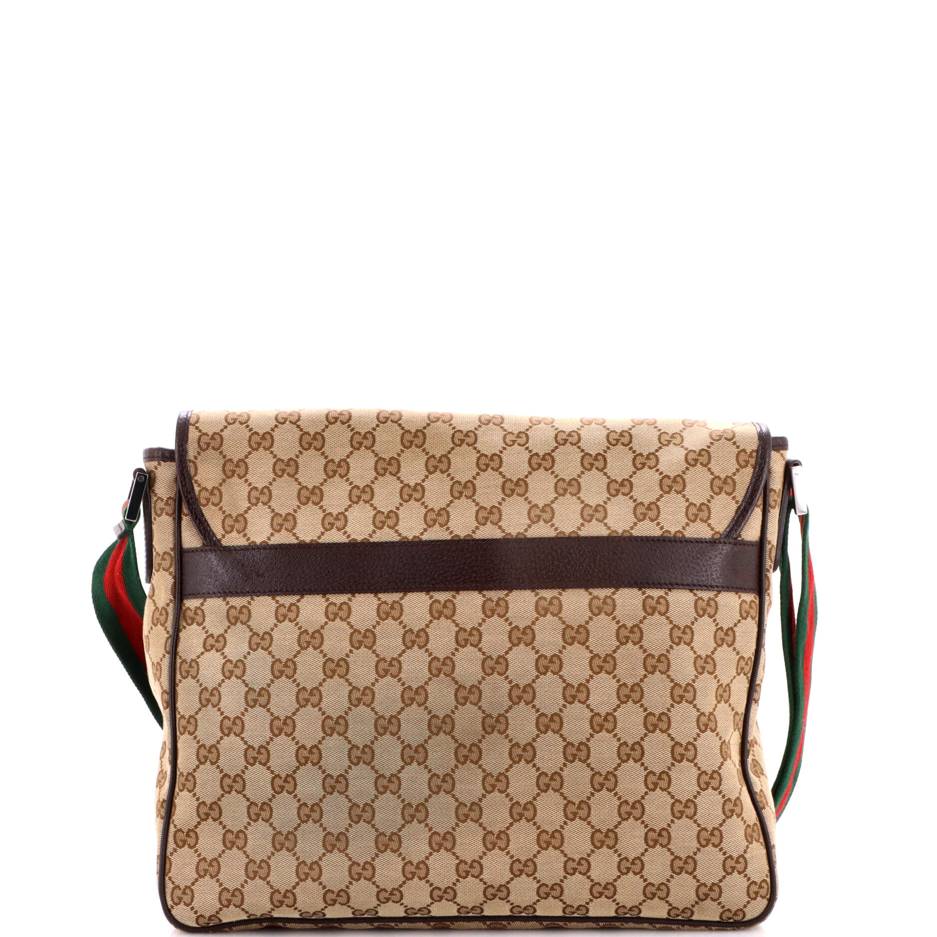 Web Strap Flap Messenger GG Canvas Medium - Image 3