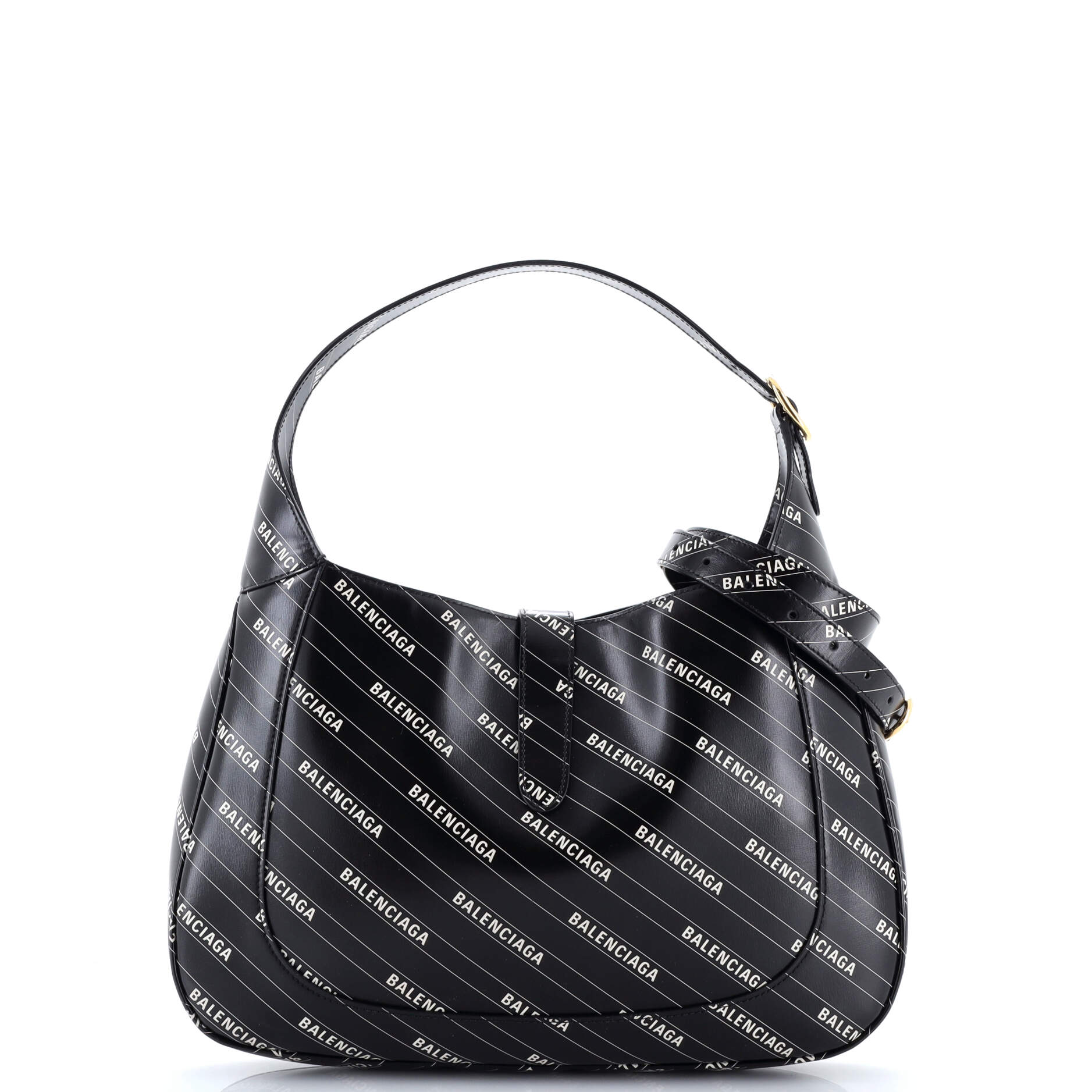 x Balenciaga The Hacker Project Jackie 1961 Hobo Printed Leather Medium - Image 3