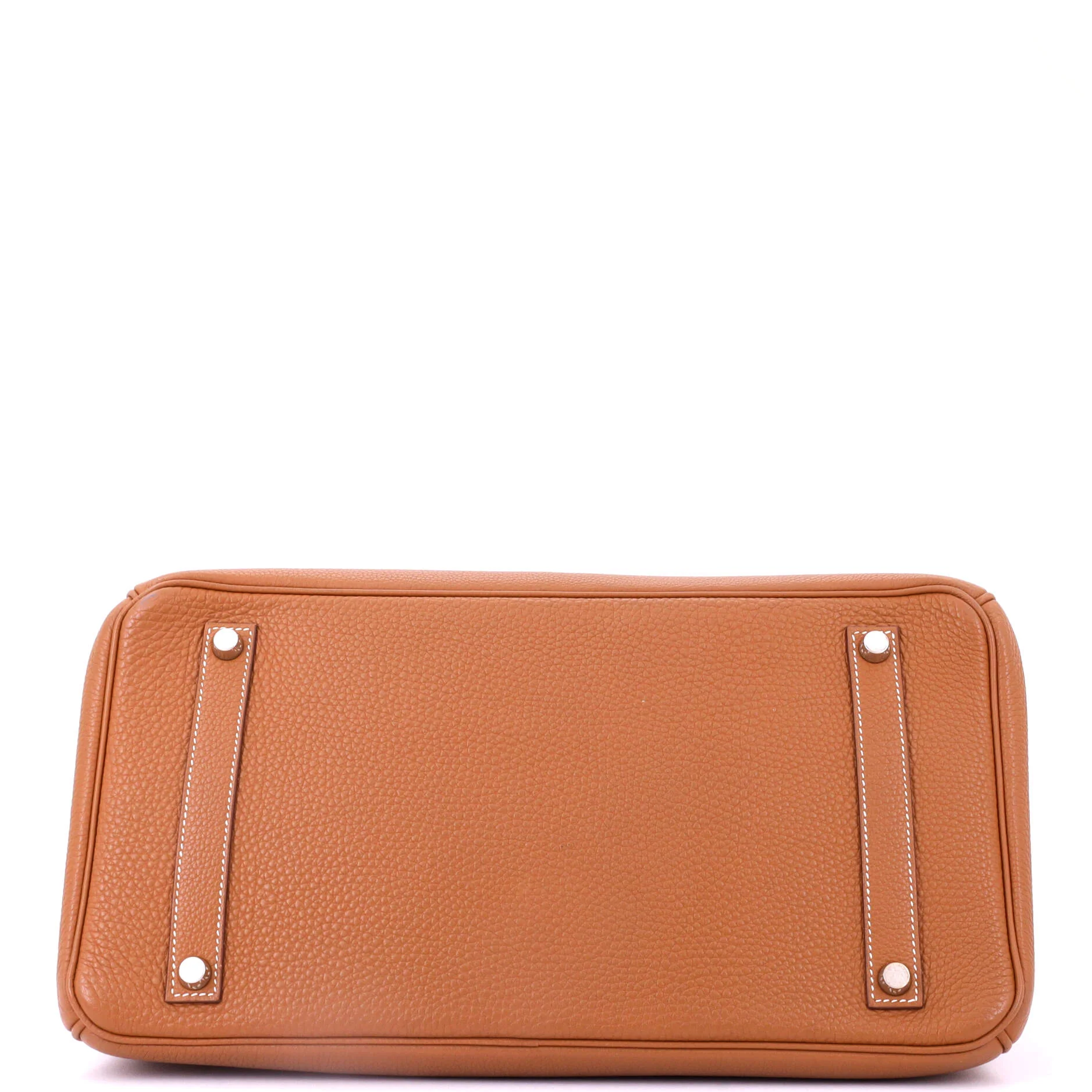 Birkin Handbag Gold Togo with Palladium Hardware 35 - Image 5