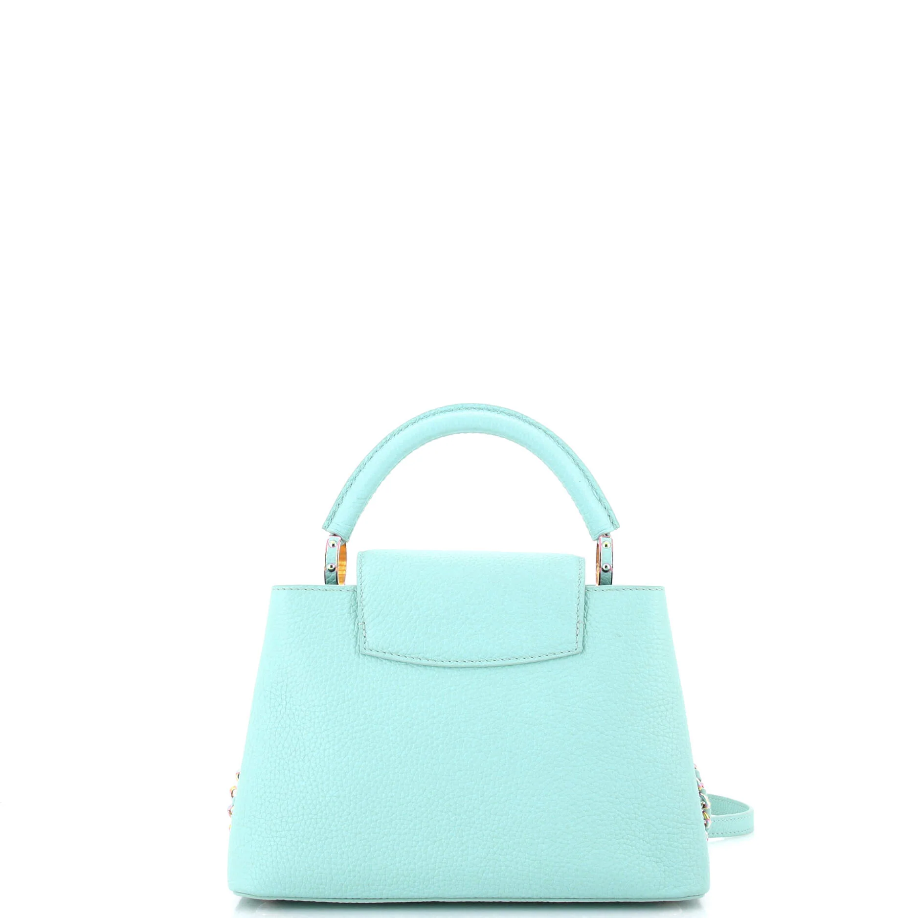 Braided Chain Capucines Bag Taurillion Leather BB - Image 3
