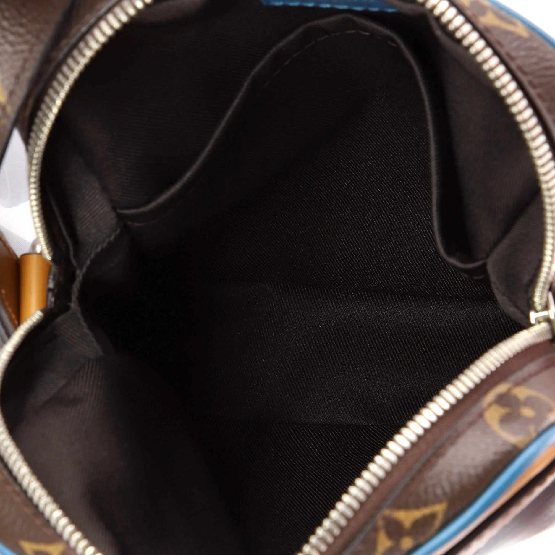 Danube Handbag Epi Leather with Monogram Canvas Slim - Image 5