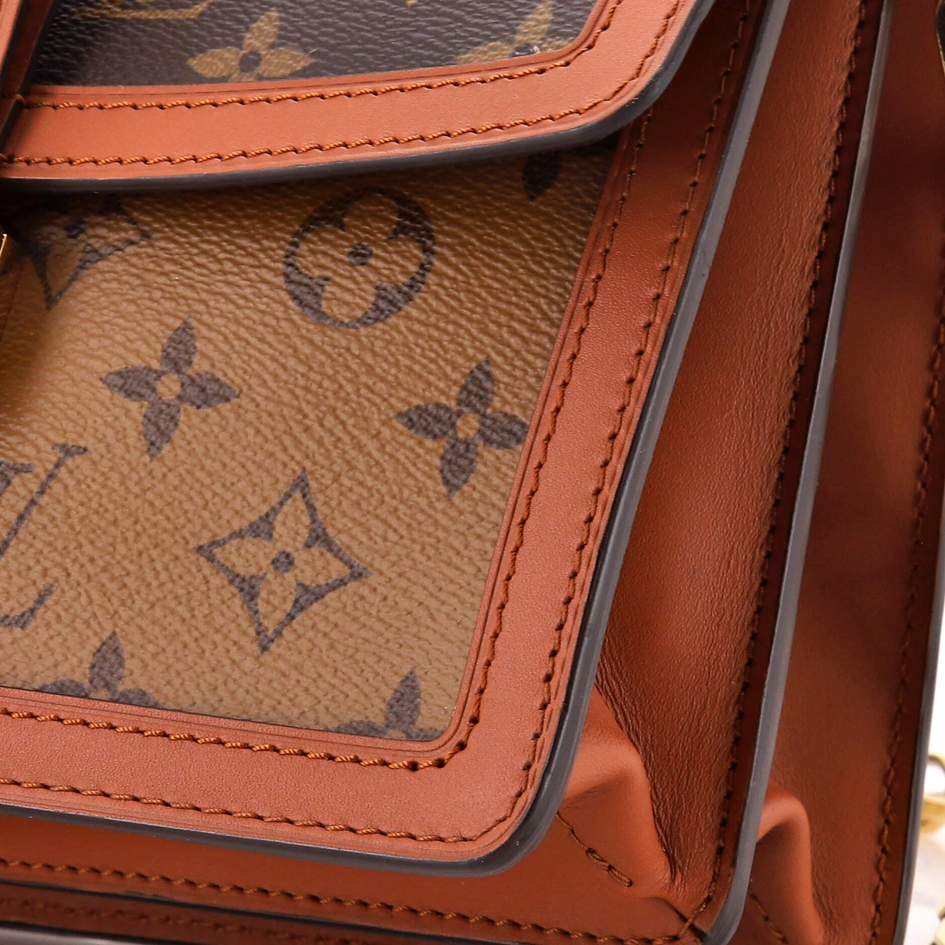 Dauphine Shoulder Bag Reverse Monogram Canvas MM - Image 6