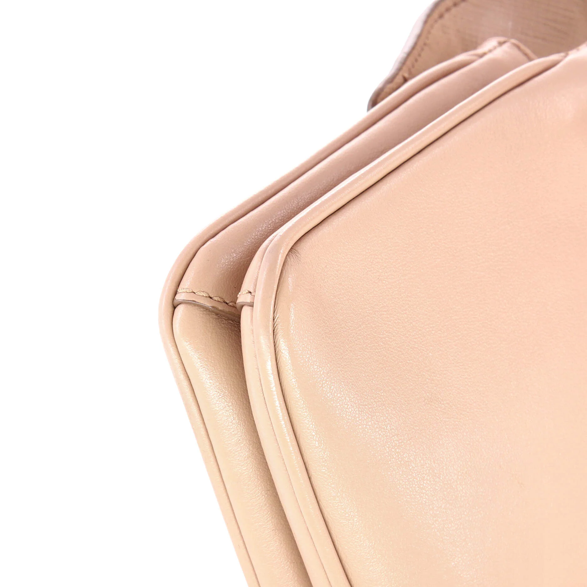 Chain Flap Crossbody Bag Saffiano and Soft Calf Small - Image 6