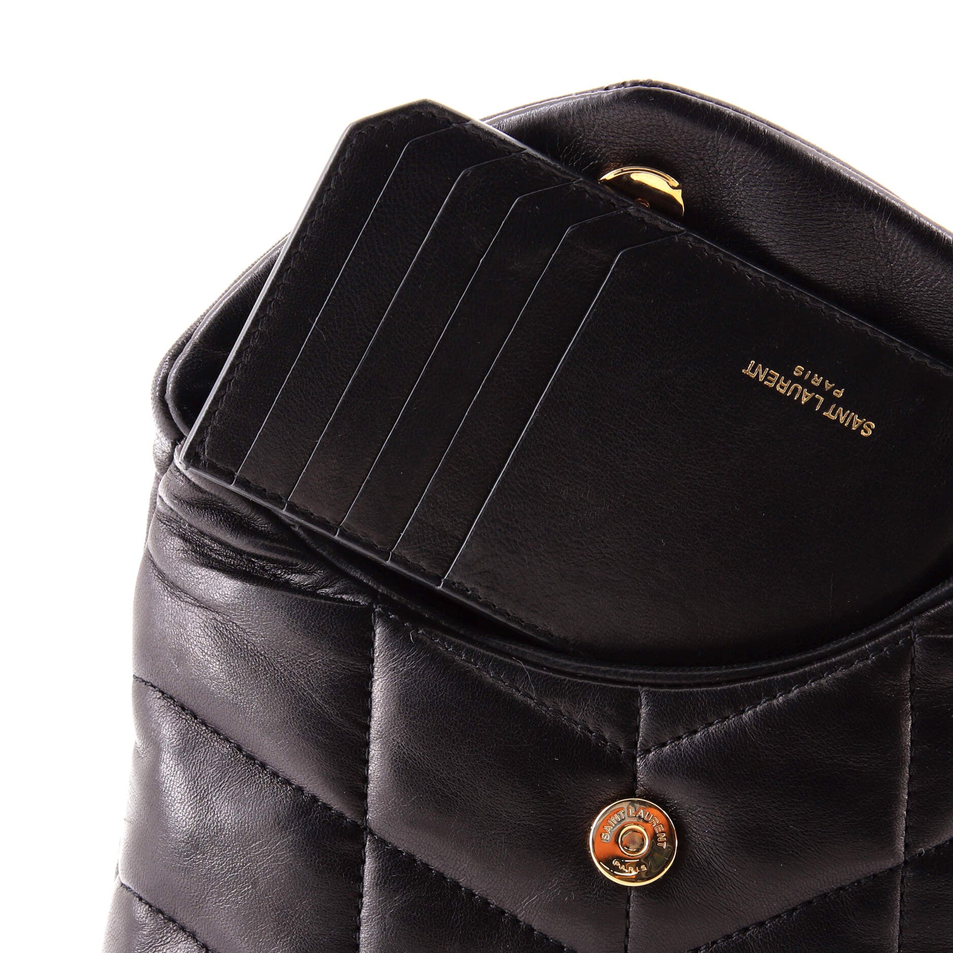 LouLou Puffer Clutch Leather Small - Image 6