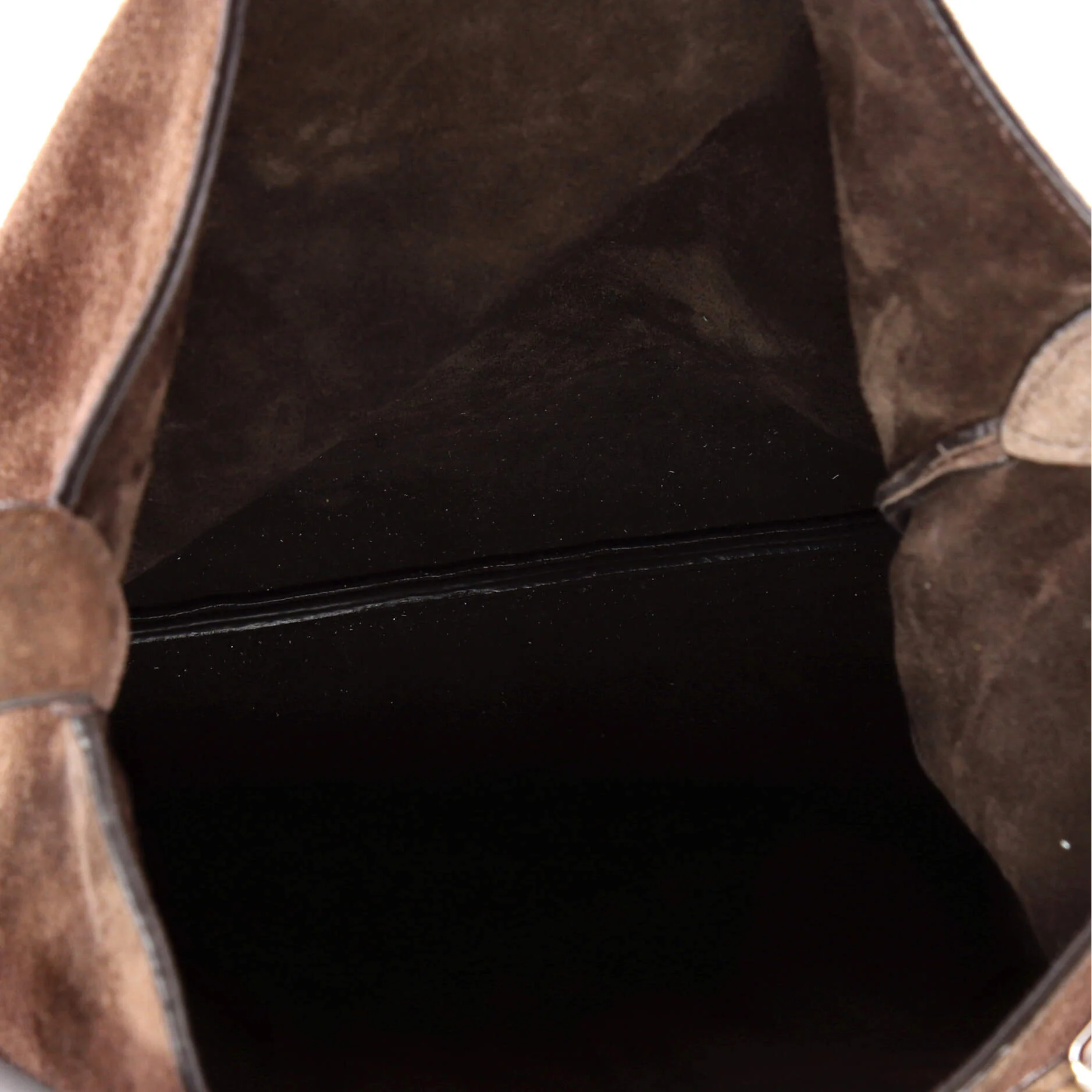 Nellcote Fringe Shoulder Bag Suede with Studded Detail Small - Image 5