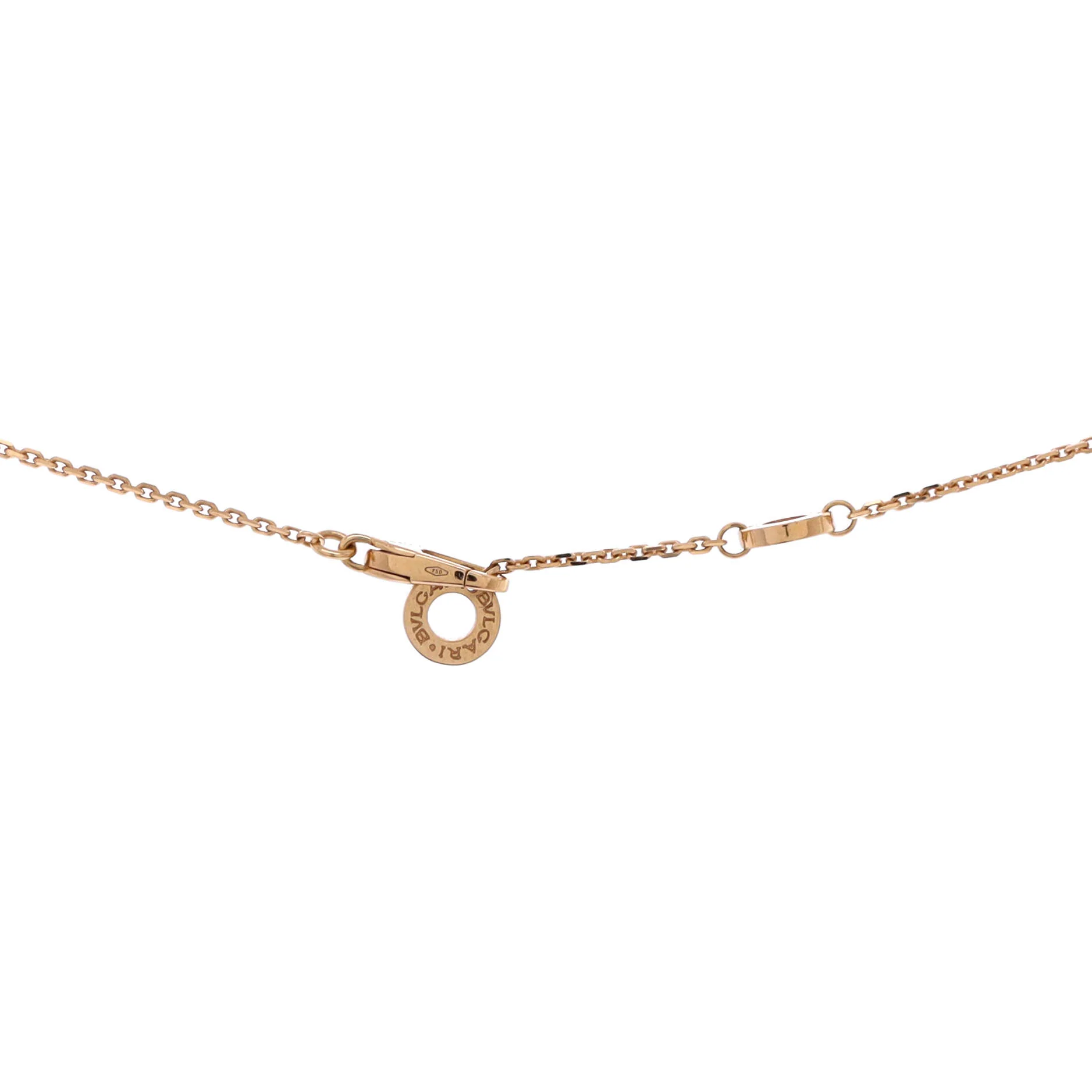 Divas' Dream Pendant Necklace 18K Rose Gold with Malachite and Diamonds Large - Image 3