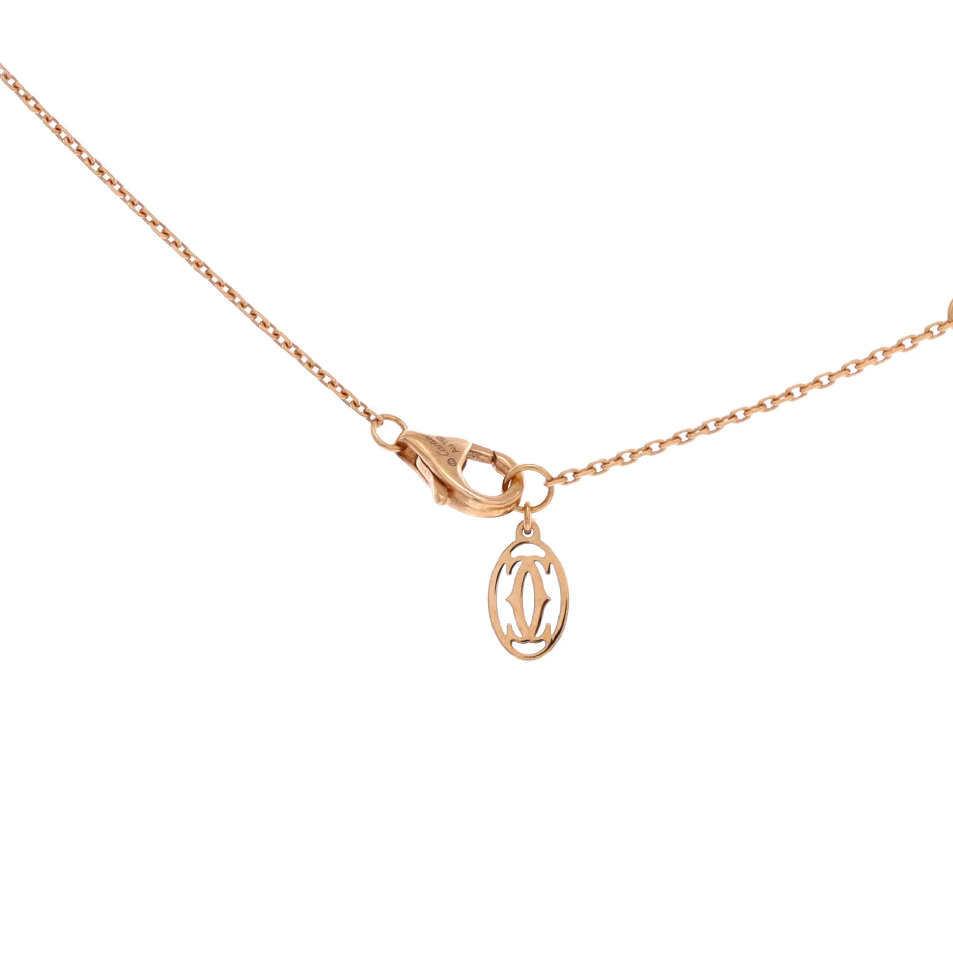 Cartier D'Amour Pendant Necklace 18K Rose Gold with Diamond XS - Image 3
