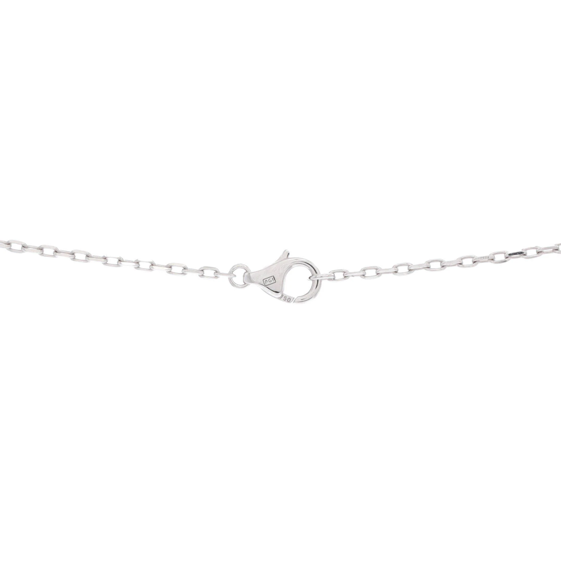 Love Interlocking Pave Necklace 18K White Gold and Diamonds - Image 3