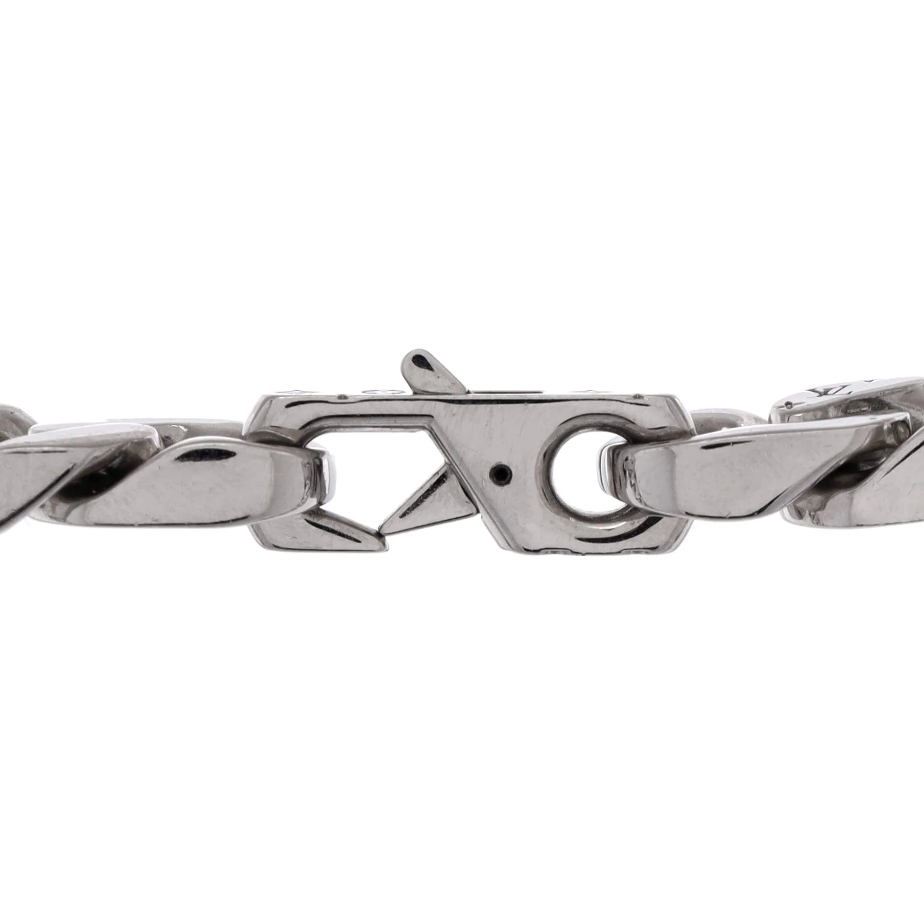 LV Chain Links Necklace Metal - Image 3