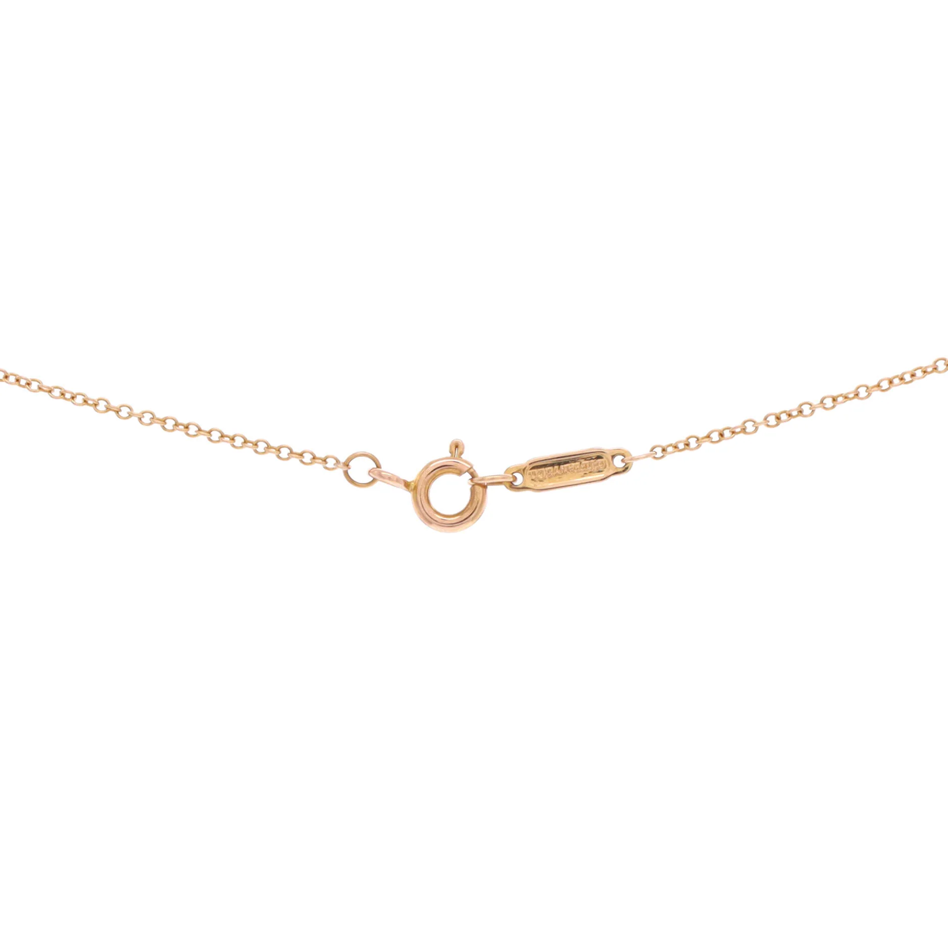 Victoria Mixed Cluster Pendant Necklace 18K Rose Gold with 5 Diamonds - Image 3