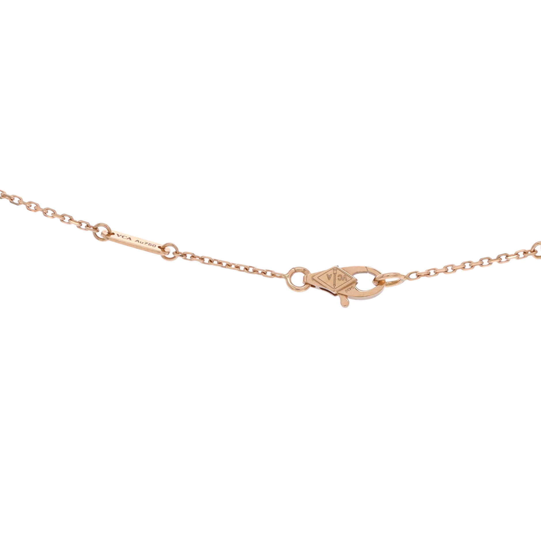 Frivole Pendant Necklace 18K Rose Gold with Ruby Mini - Image 4
