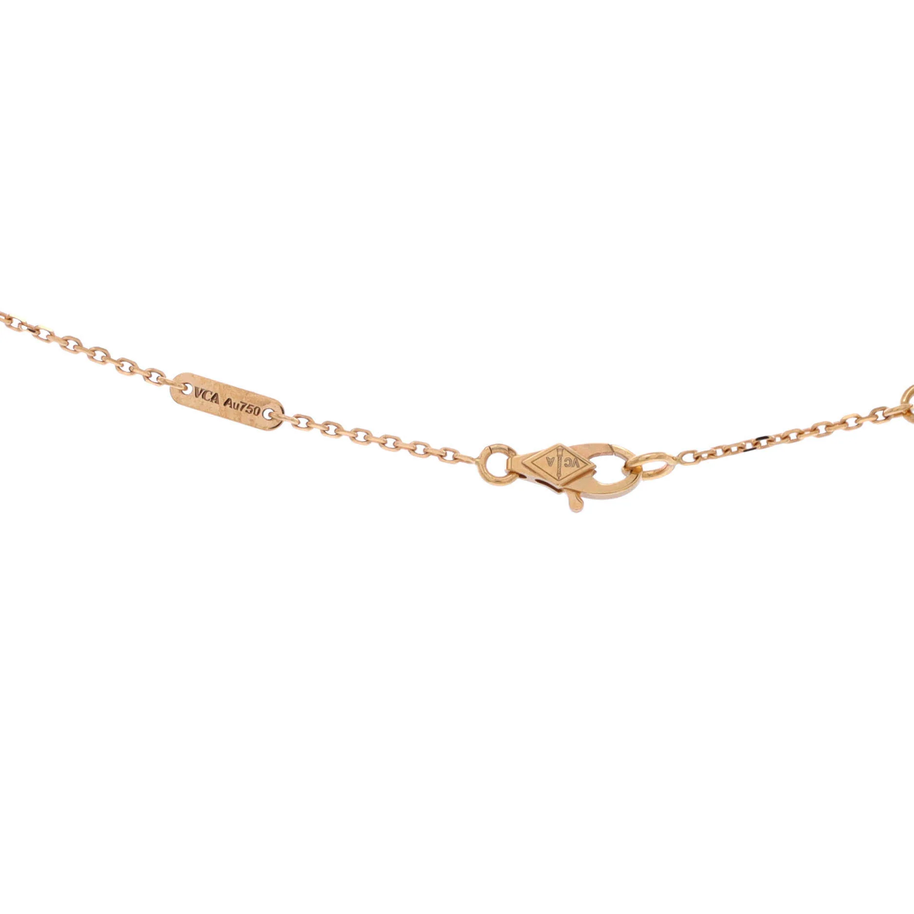 Frivole Pendant Necklace 18K Rose Gold with Ruby Mini - Image 4