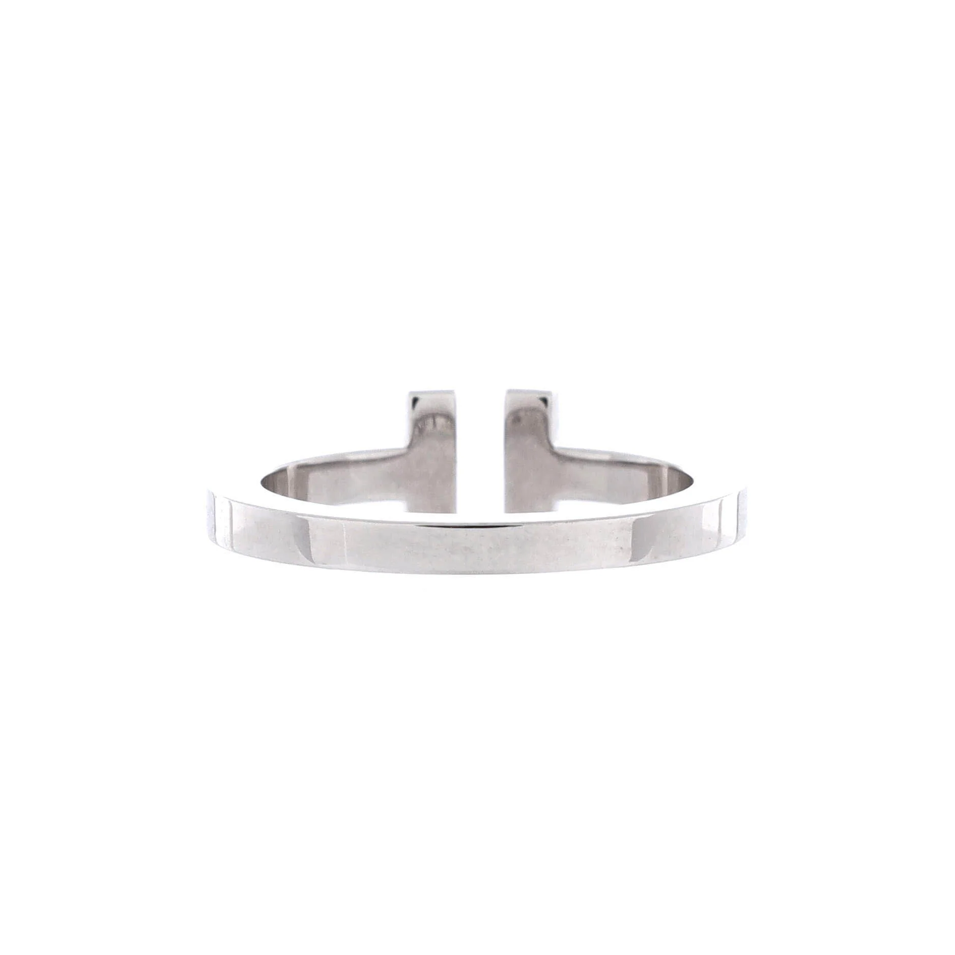T Square Ring 18K White Gold - Image 3
