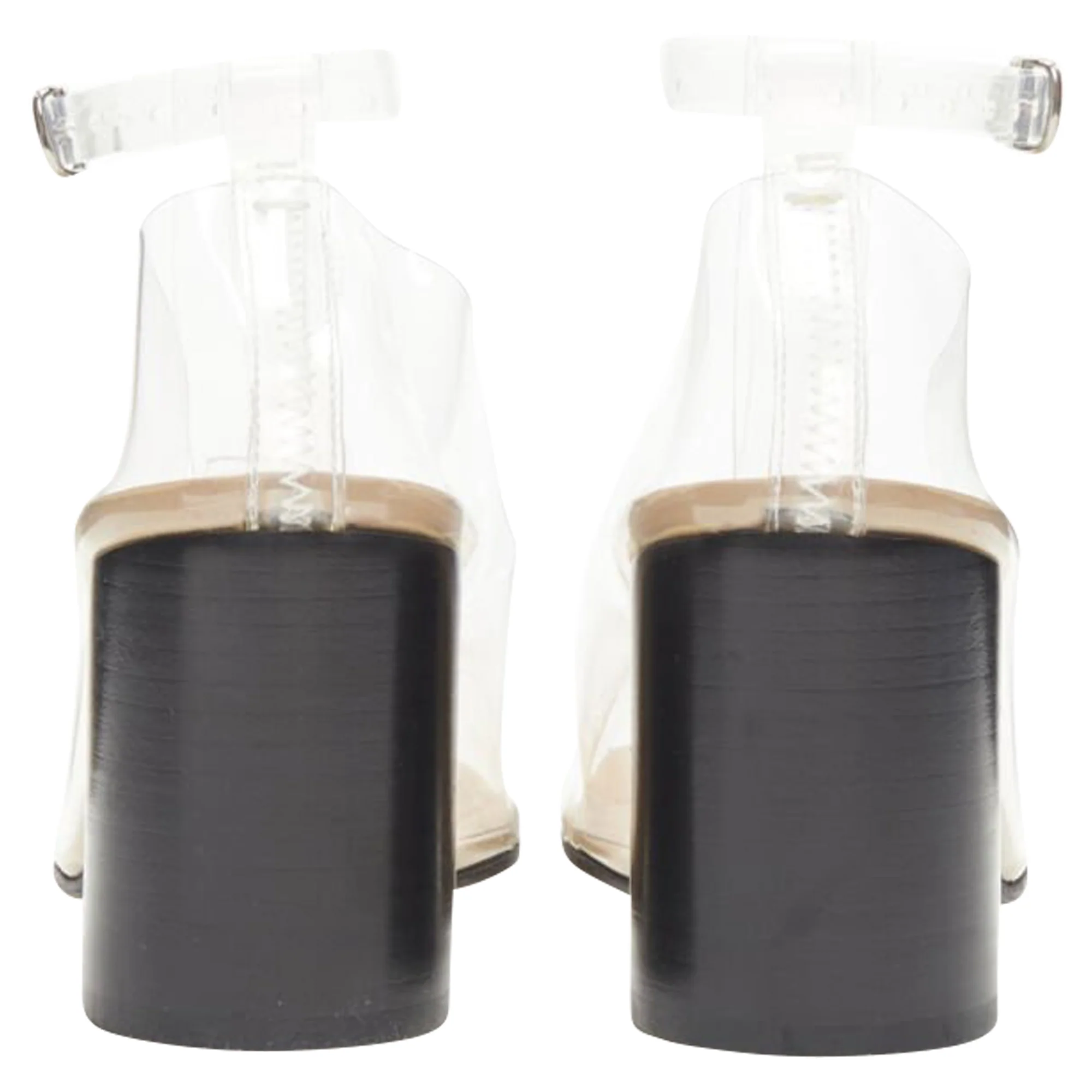 Women's Maison Margiela Tabi PVC clear ankle strap pump - Image 5