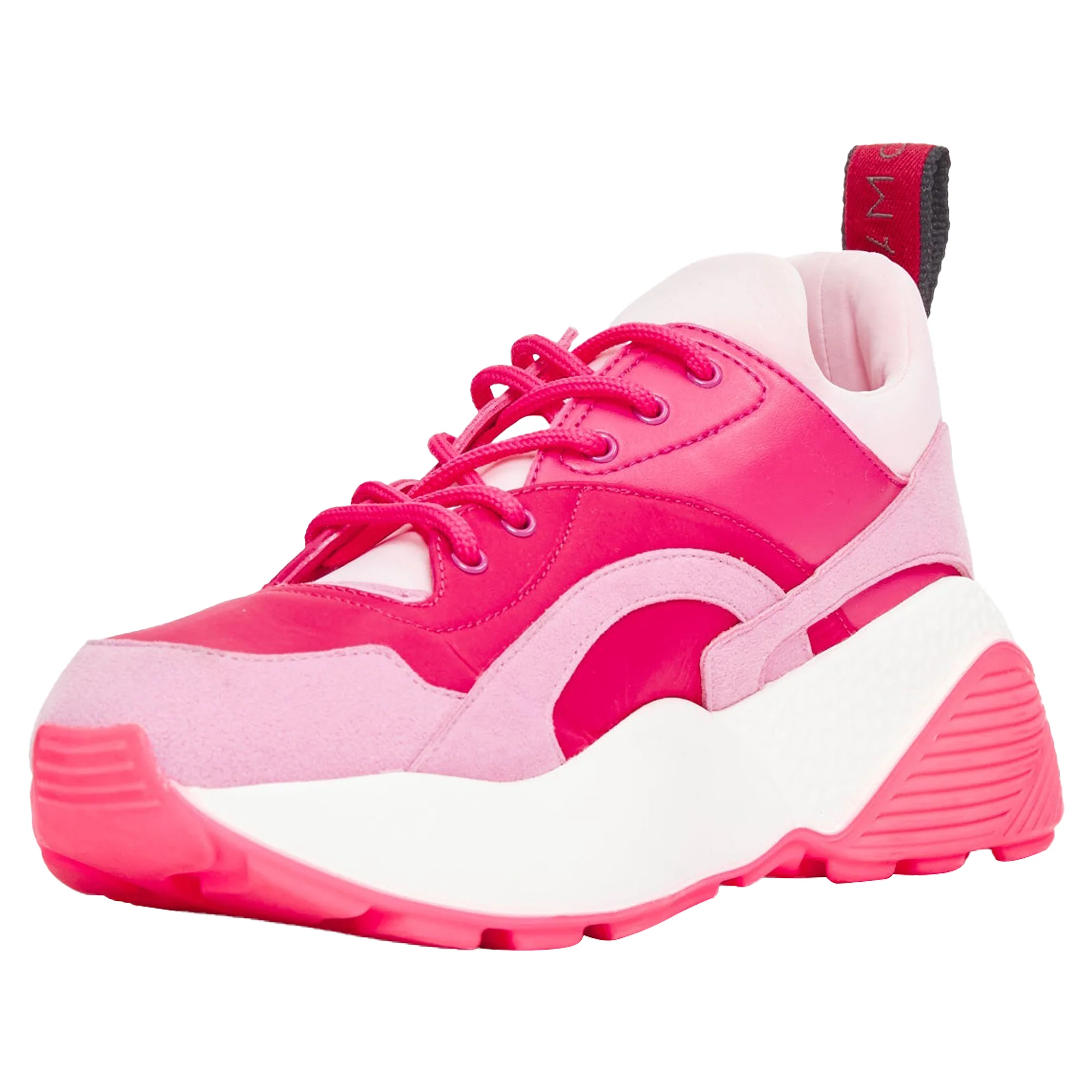 Women's Stella Mccartney Eclypse fabric patchwork dad sneakers - Image 4