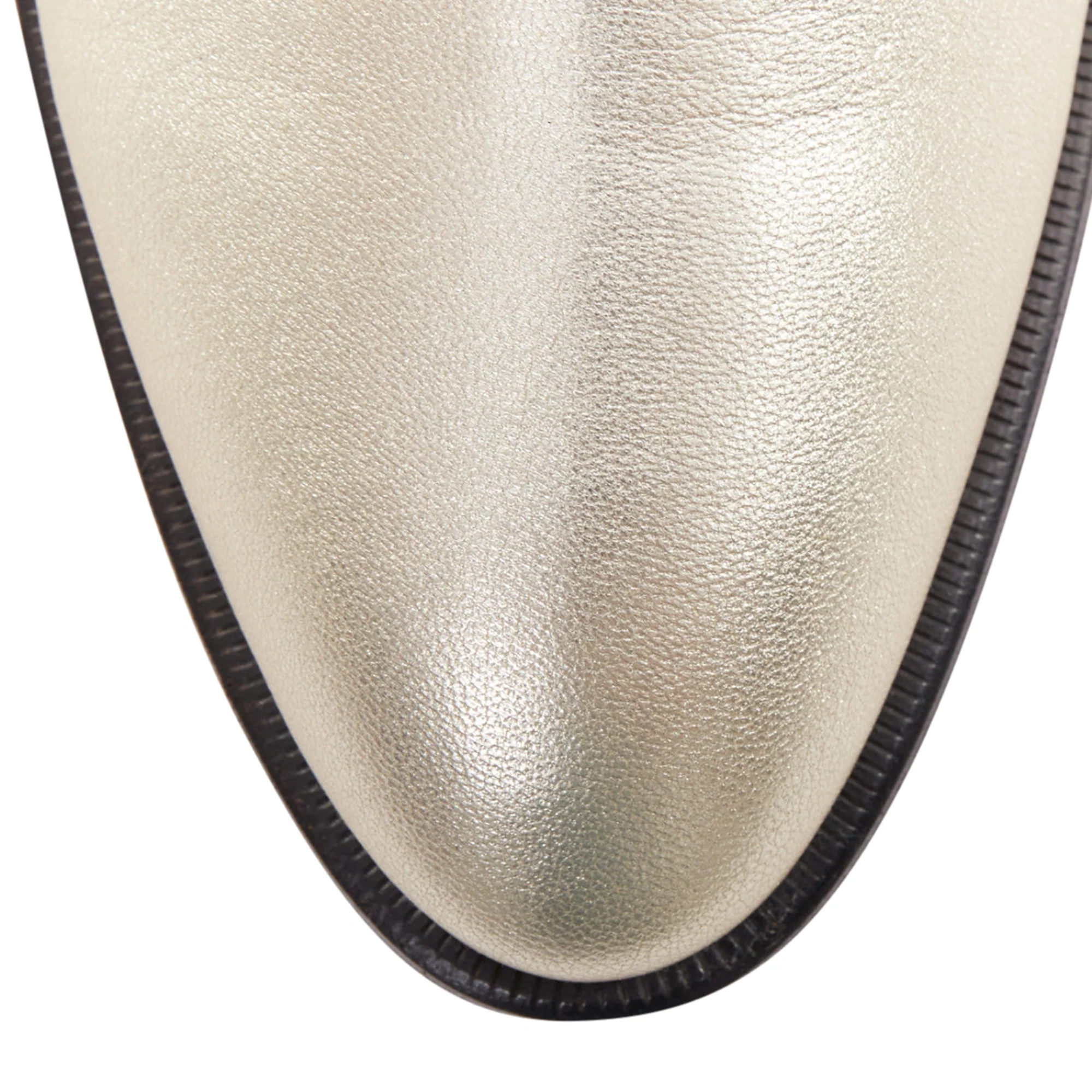 Men's Tom Ford metallic light g leather cuban heels Chelsea ankle boots - Image 6